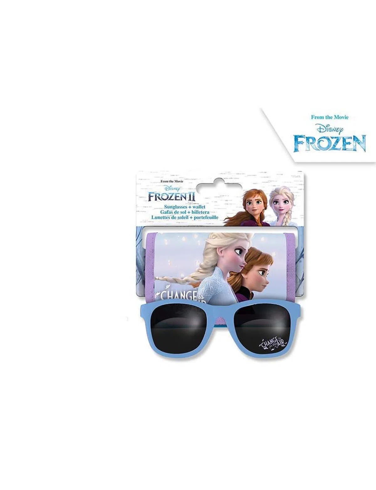 Conjunto Óculos De Sol + Carteira Frozen