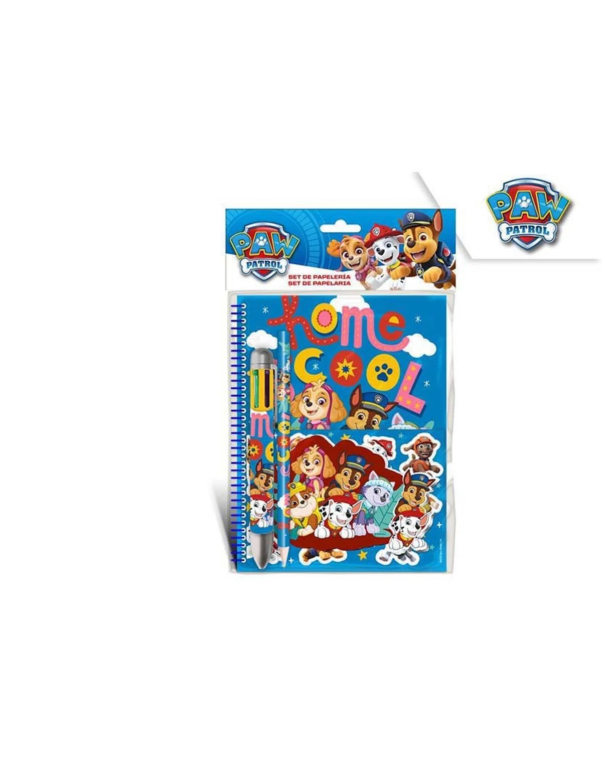 Conjunto Caderno Paw Patrol