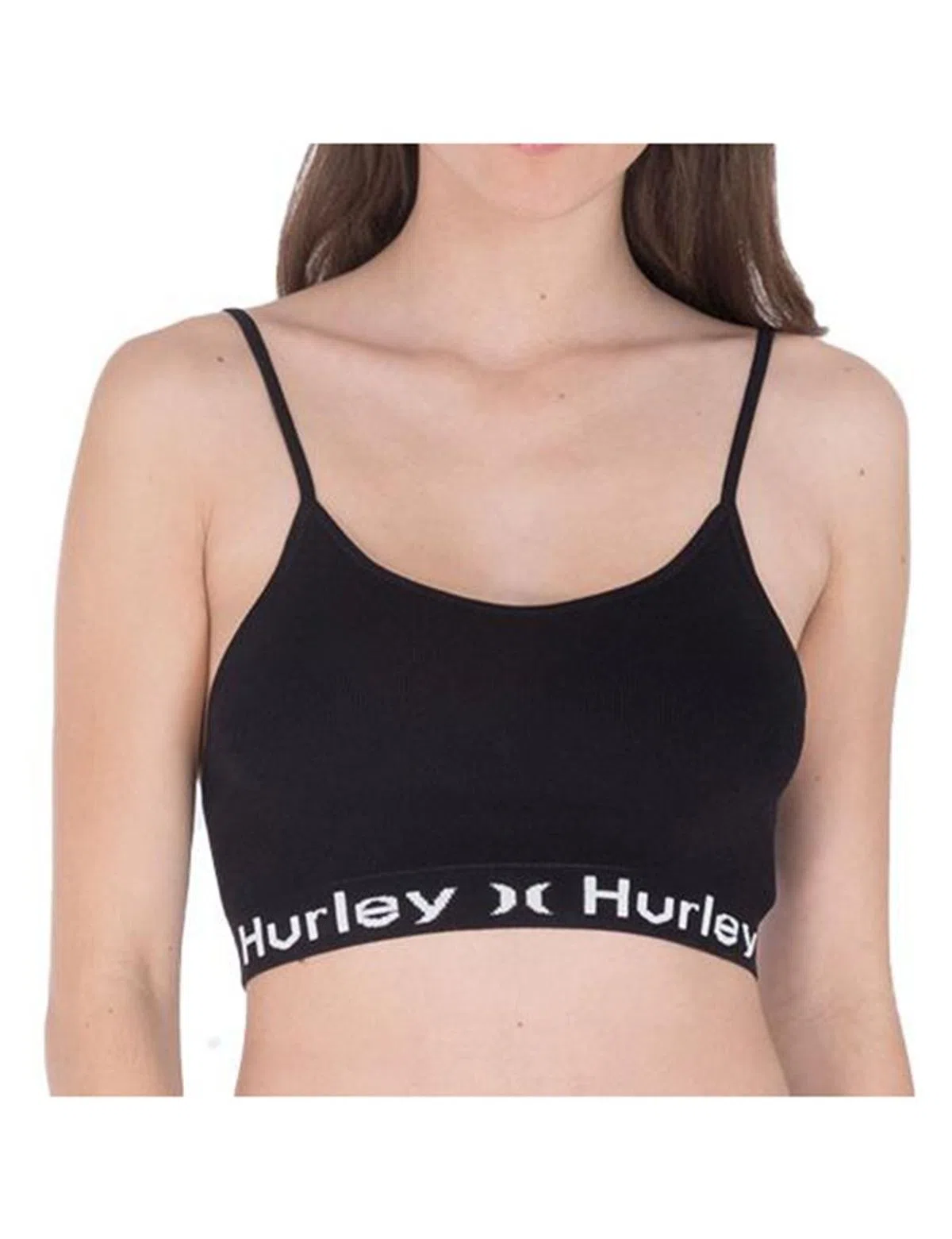 Top Desportivo Senhora Oao Text Active Preto