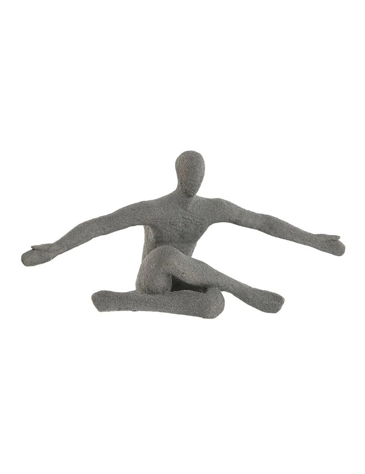 Figura Decorativa Homem Cinzento