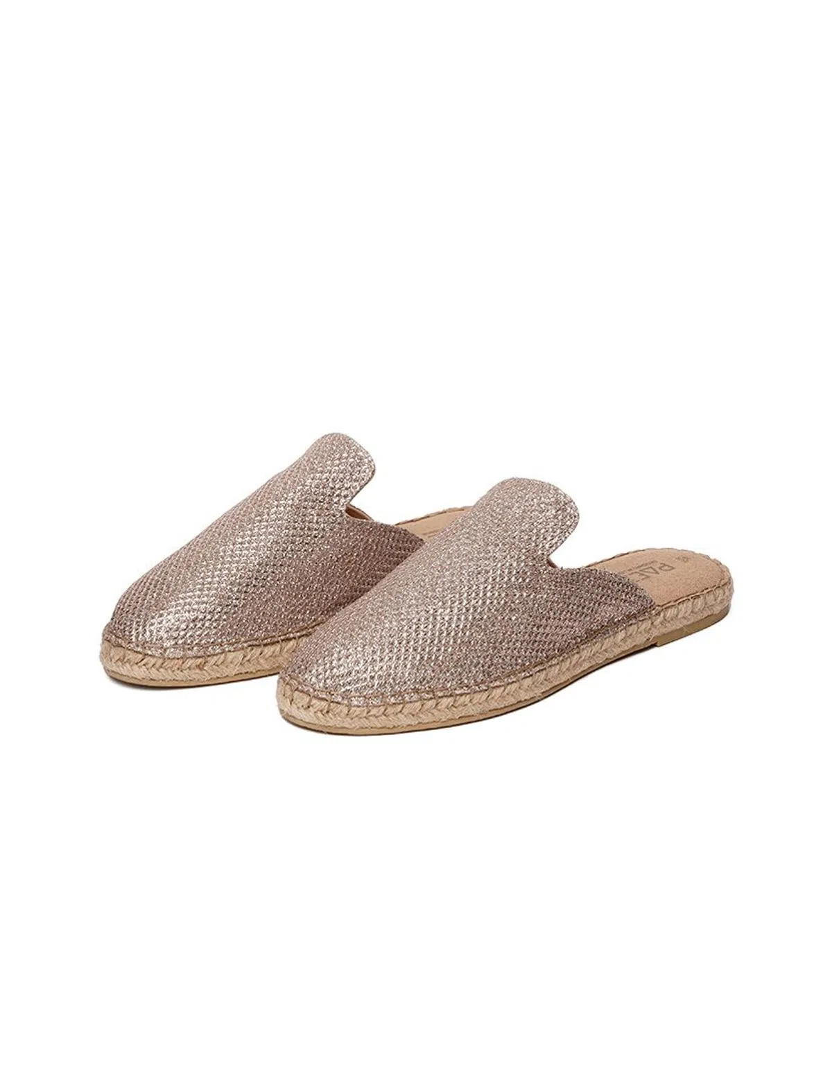 Mules Glitter Silver Woman