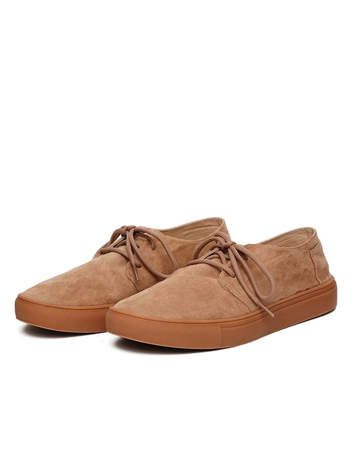 Men's Laces Gum Vegan Suede Sand