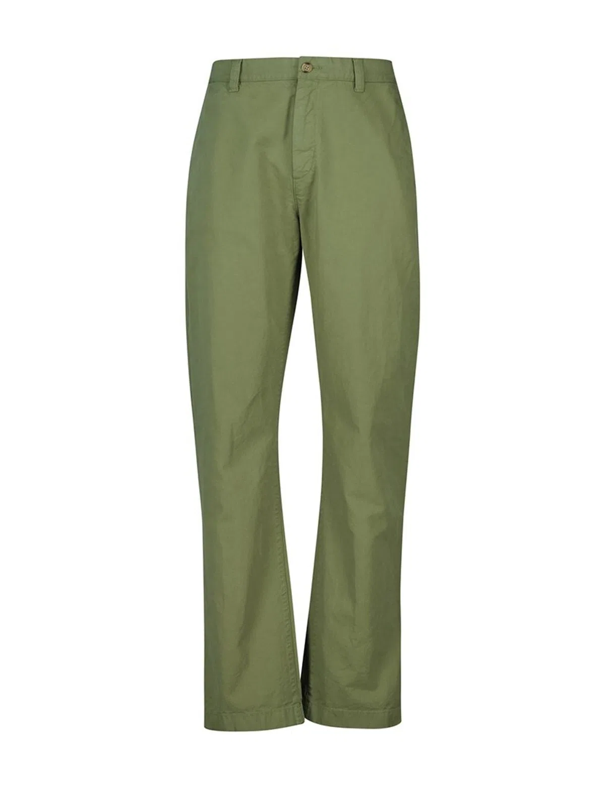 Pantalons Chino en Toile Verte