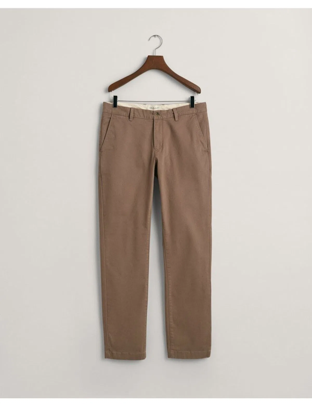 Calças Slim Super Chino Castanho