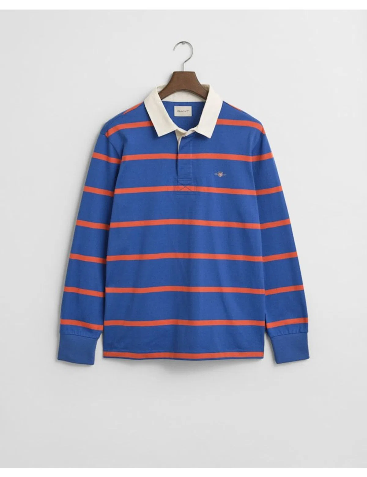 Long Sleeve Polo Blue