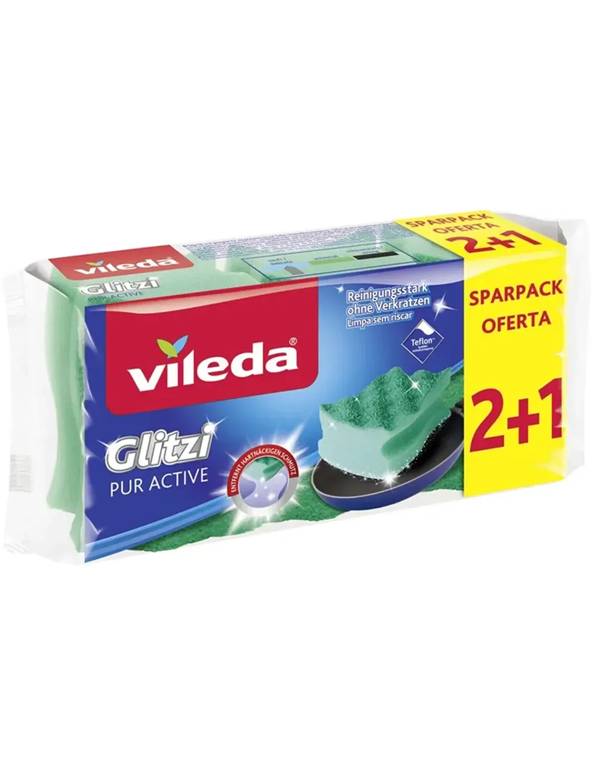 Pack of 3 Glitzi Pur Active Sponges