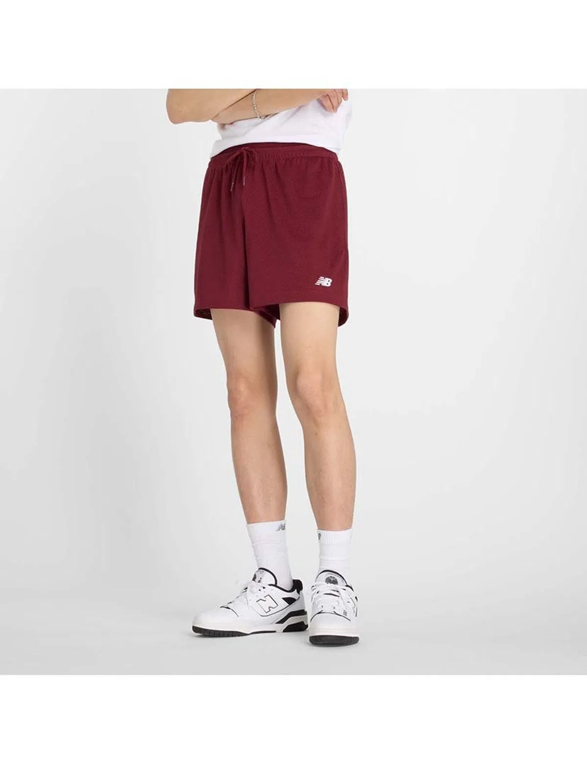 Calções Sport Essentials Mesh 5" Monarch Burgundy
