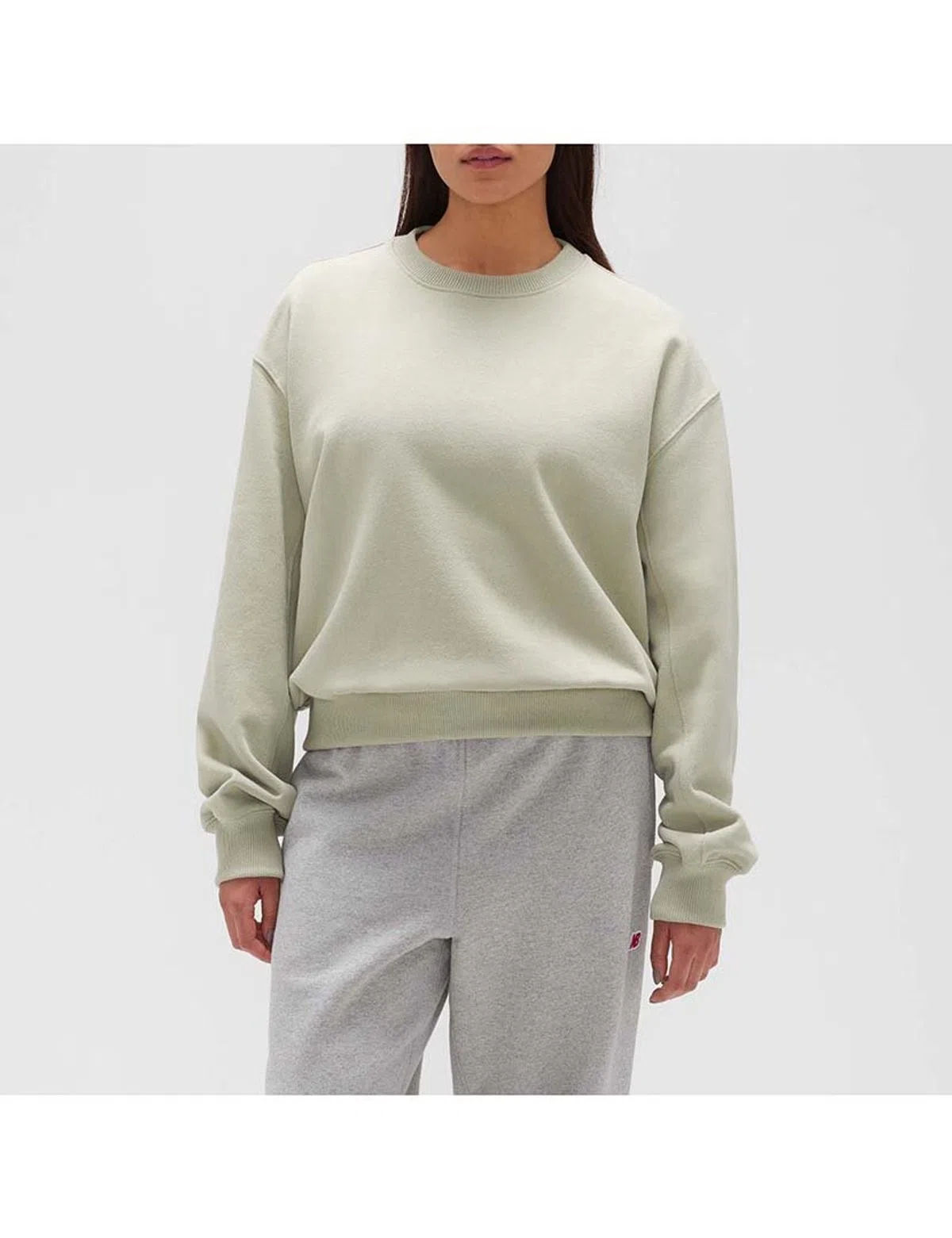 Sweatshirt Crewneck Made in USA Verde