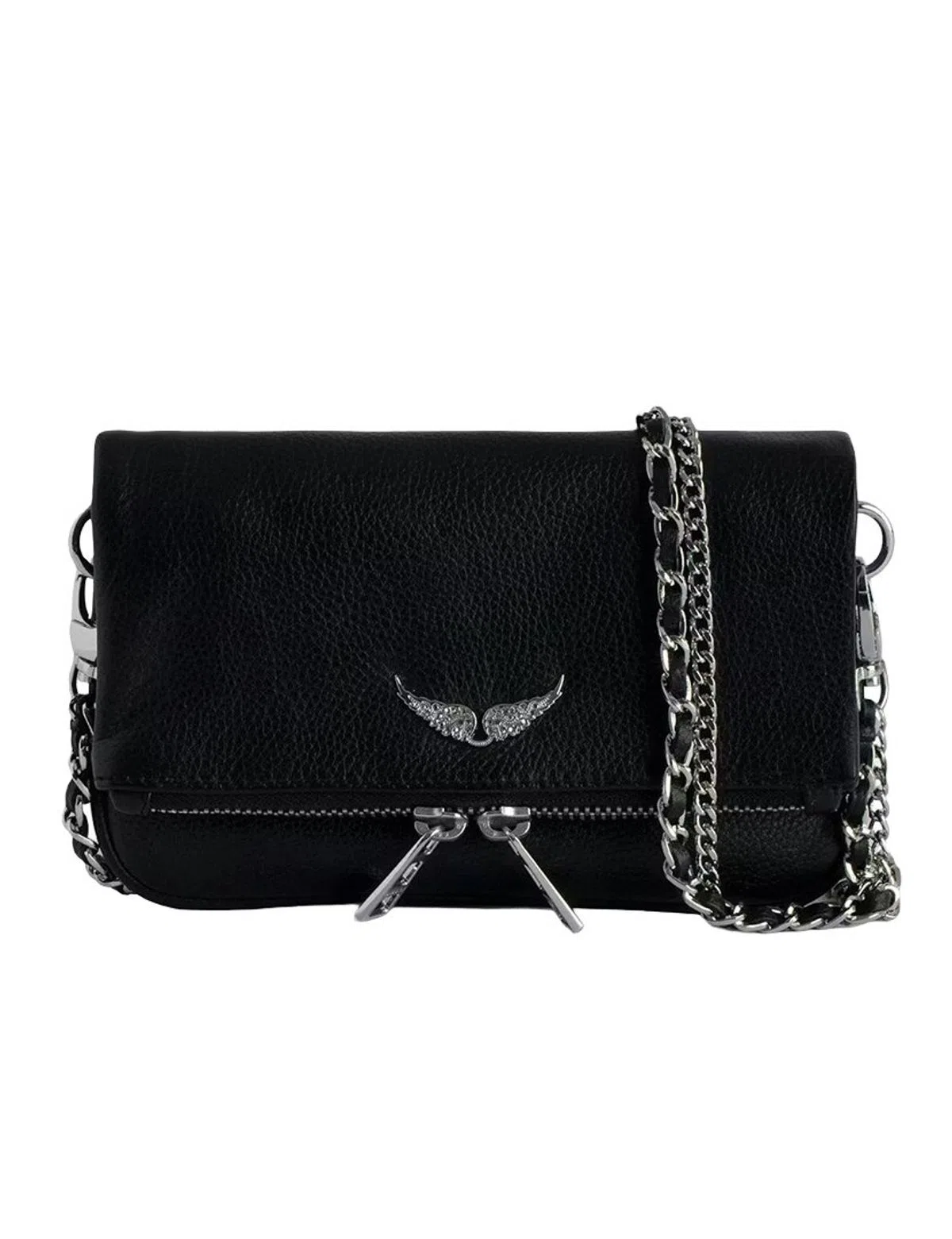 Rock Nano Grained Leather Black