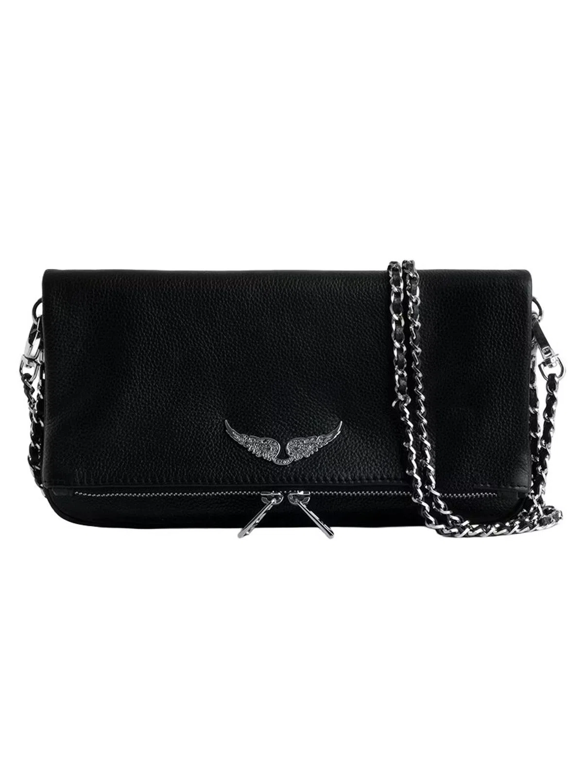 Rock Grained Leather Black
