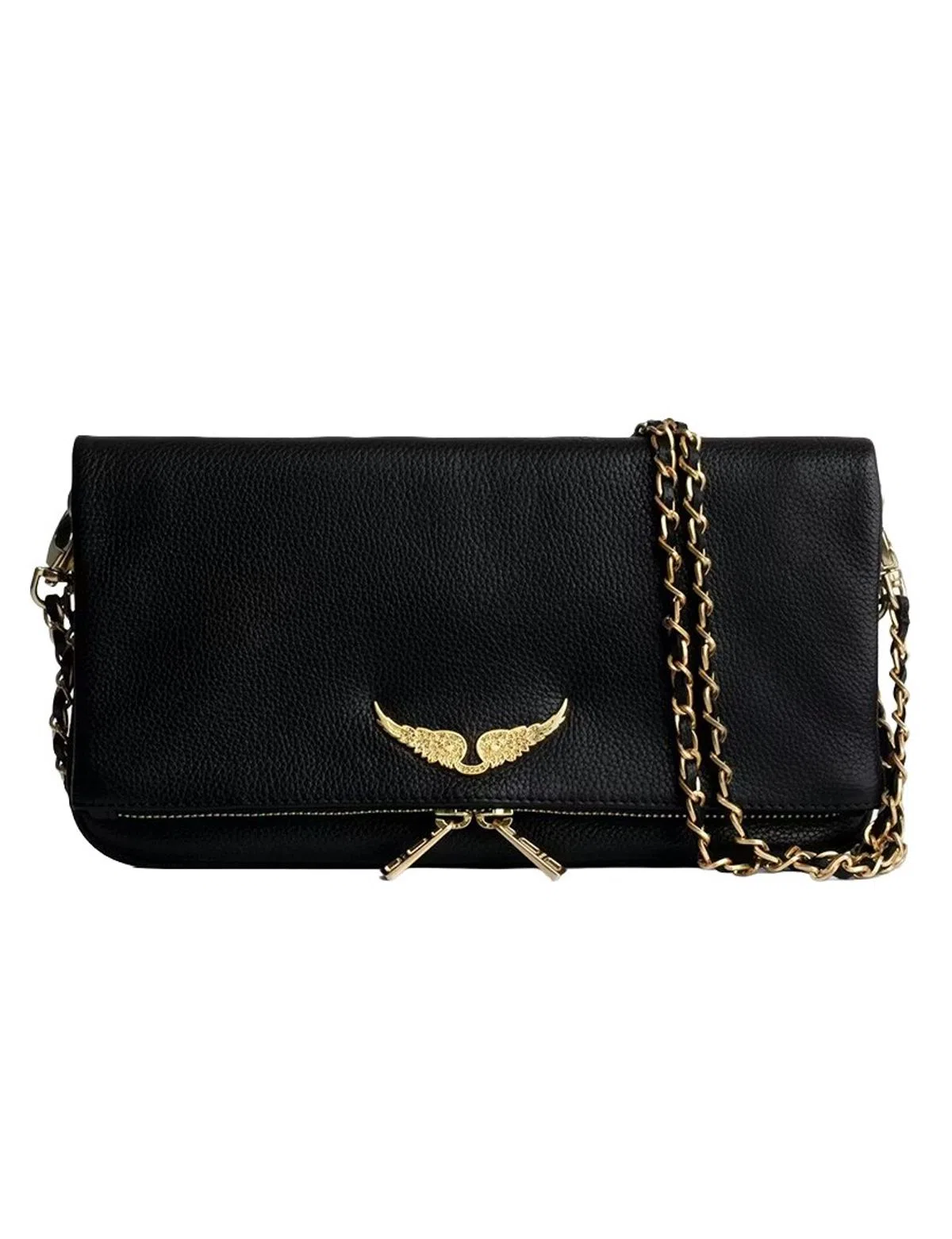 Rock Grained Leather Black