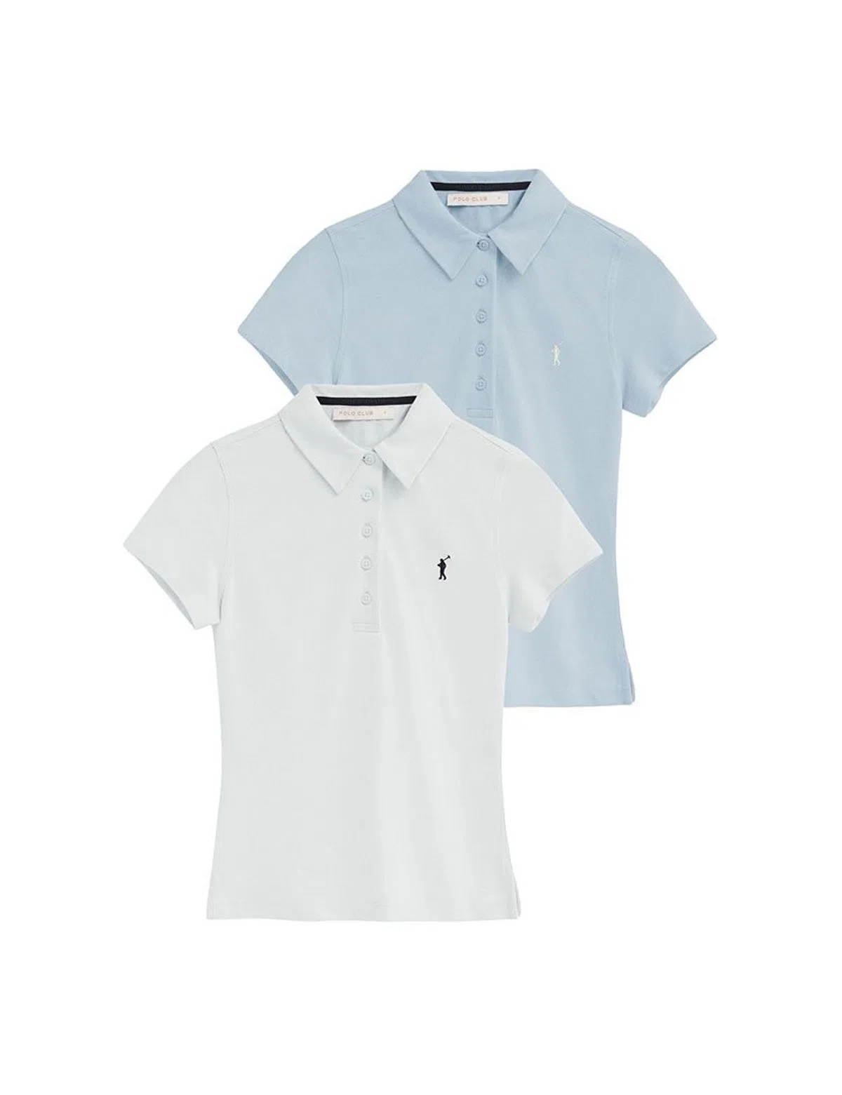 Pack of 2 Slim Fit Multicolor Polos