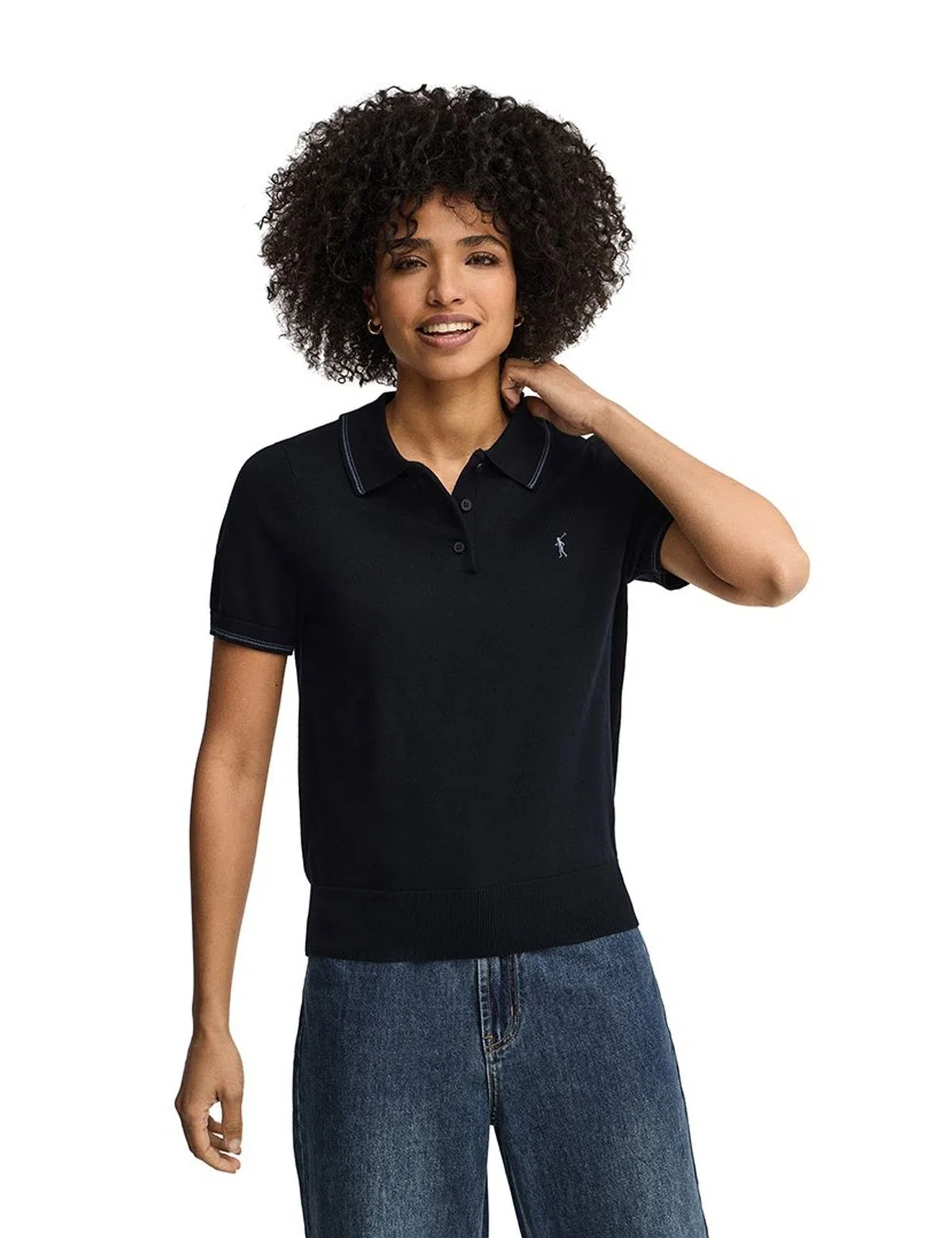 Regular Fit Blue Polo