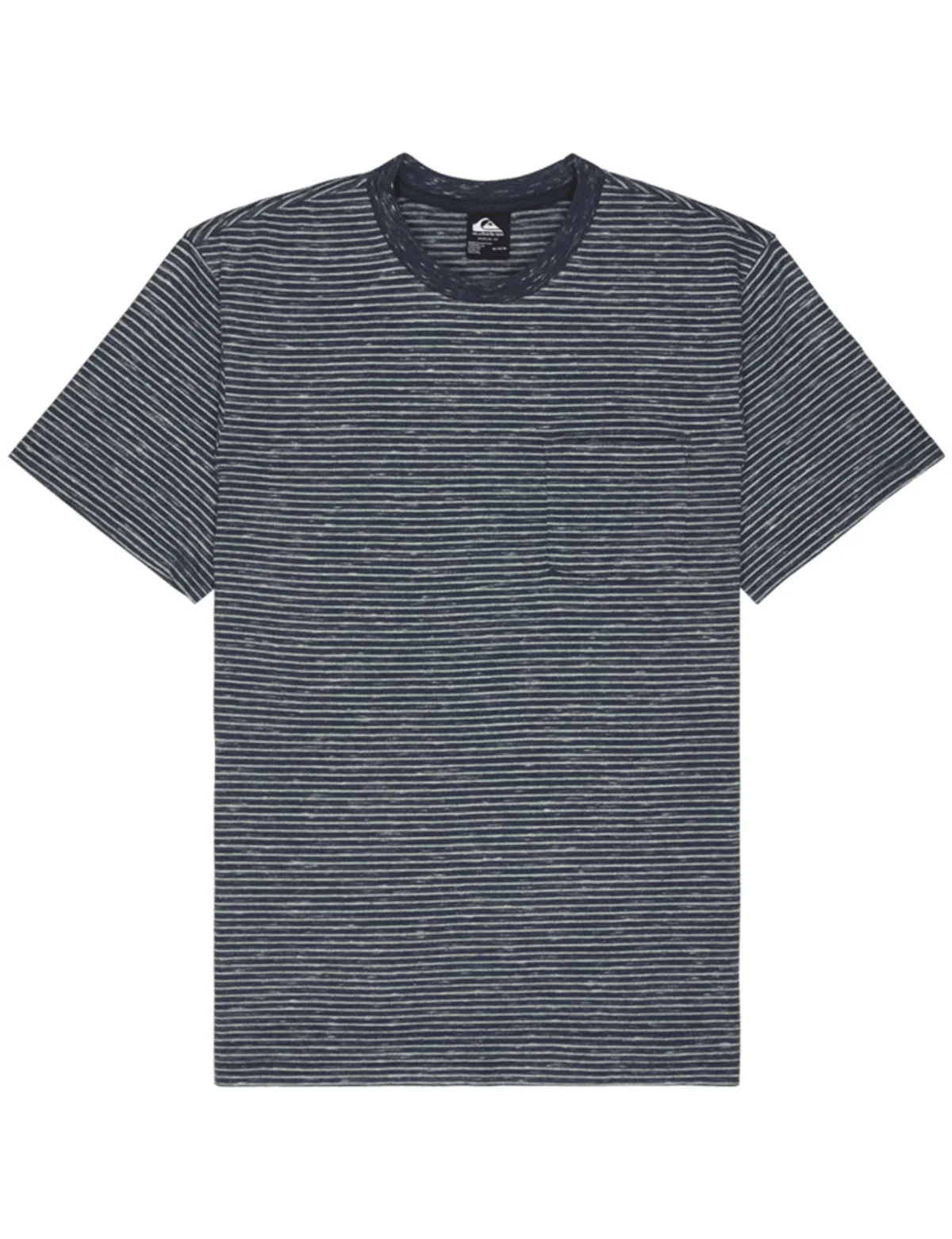 Camiseta Lopaz Striped Pocket Negra