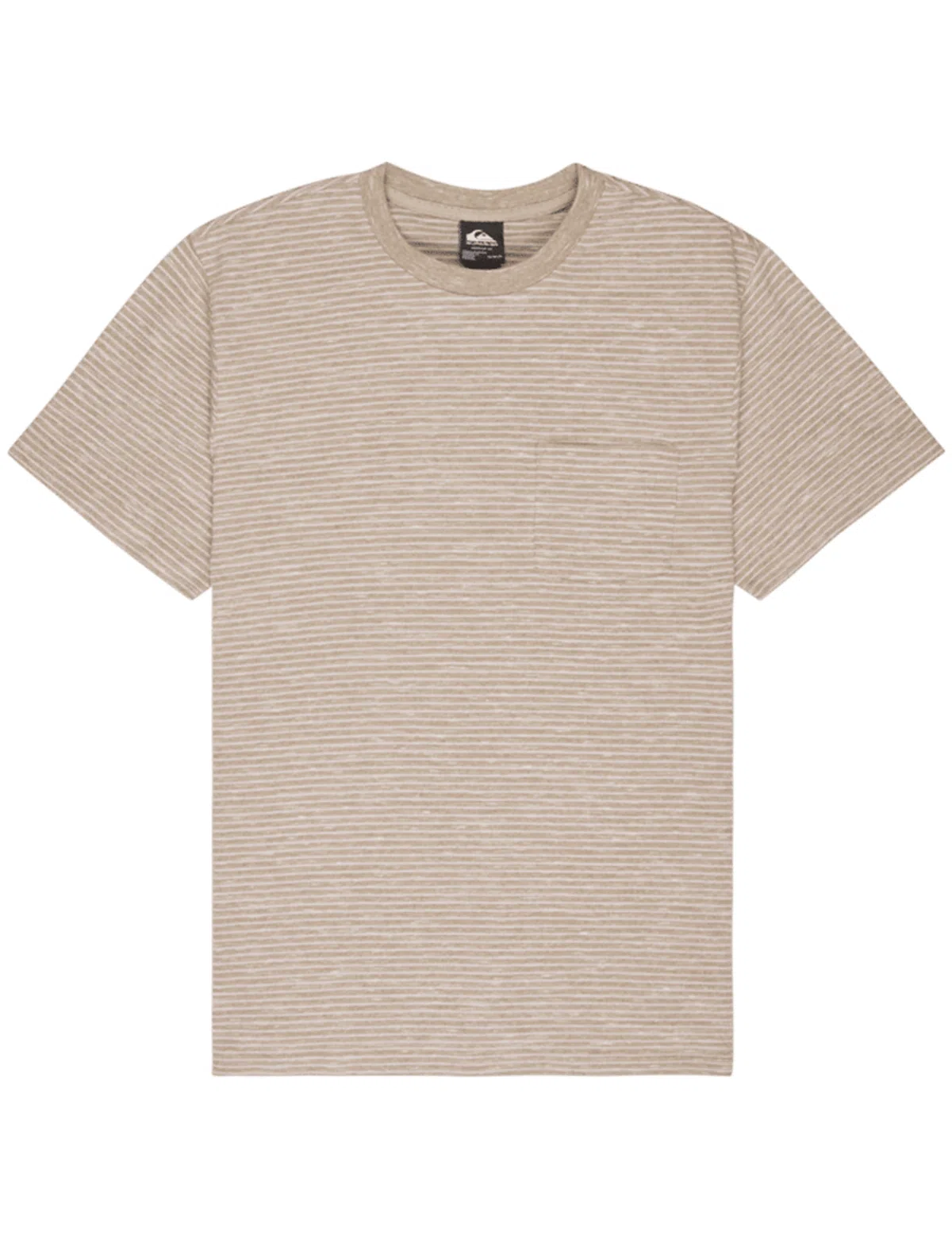 T-Shirt Lopaz Striped Pocket Bege