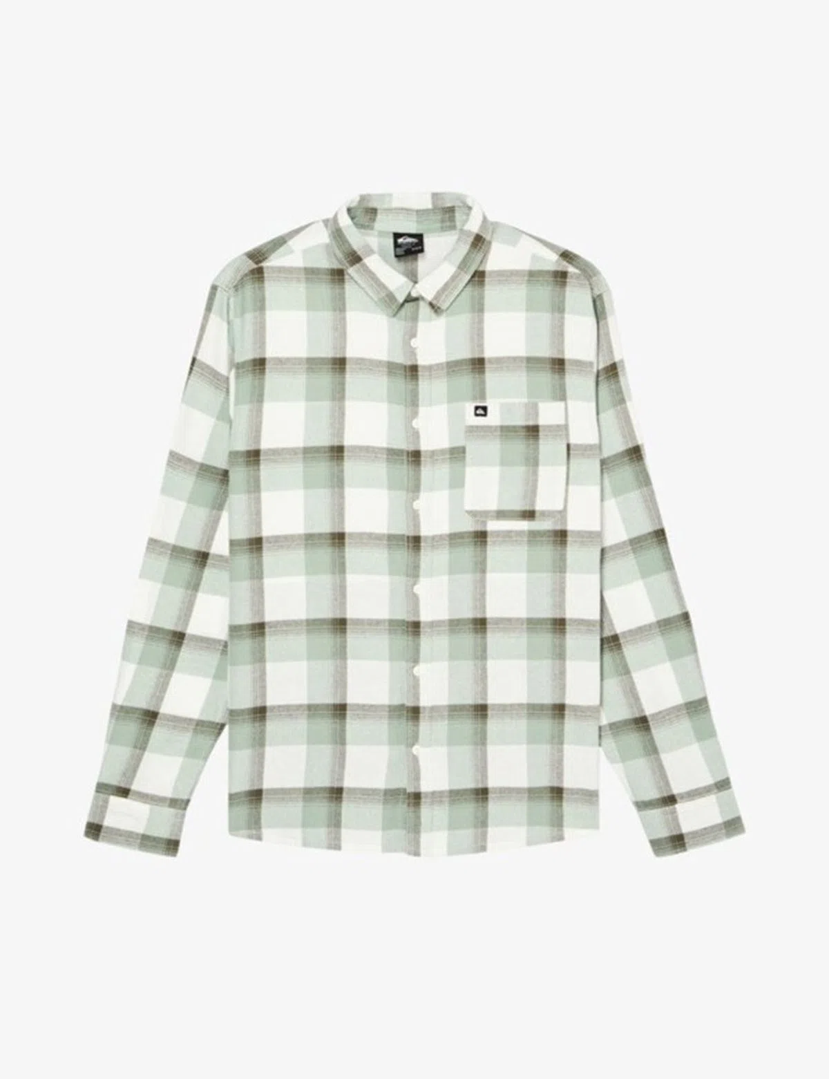 Camisa de manga comprida Motherfly Plaid Verde