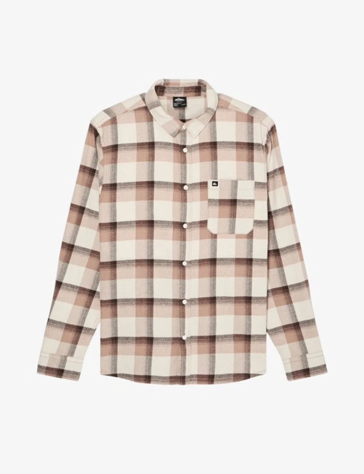 Camisa de manga comprida Motherfly Plaid Bege