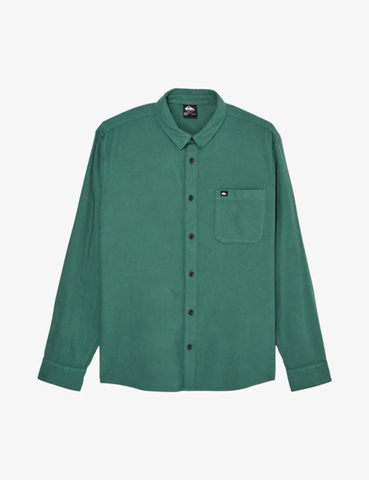 Camisa de mana comprida Motherfly Plaid Verde