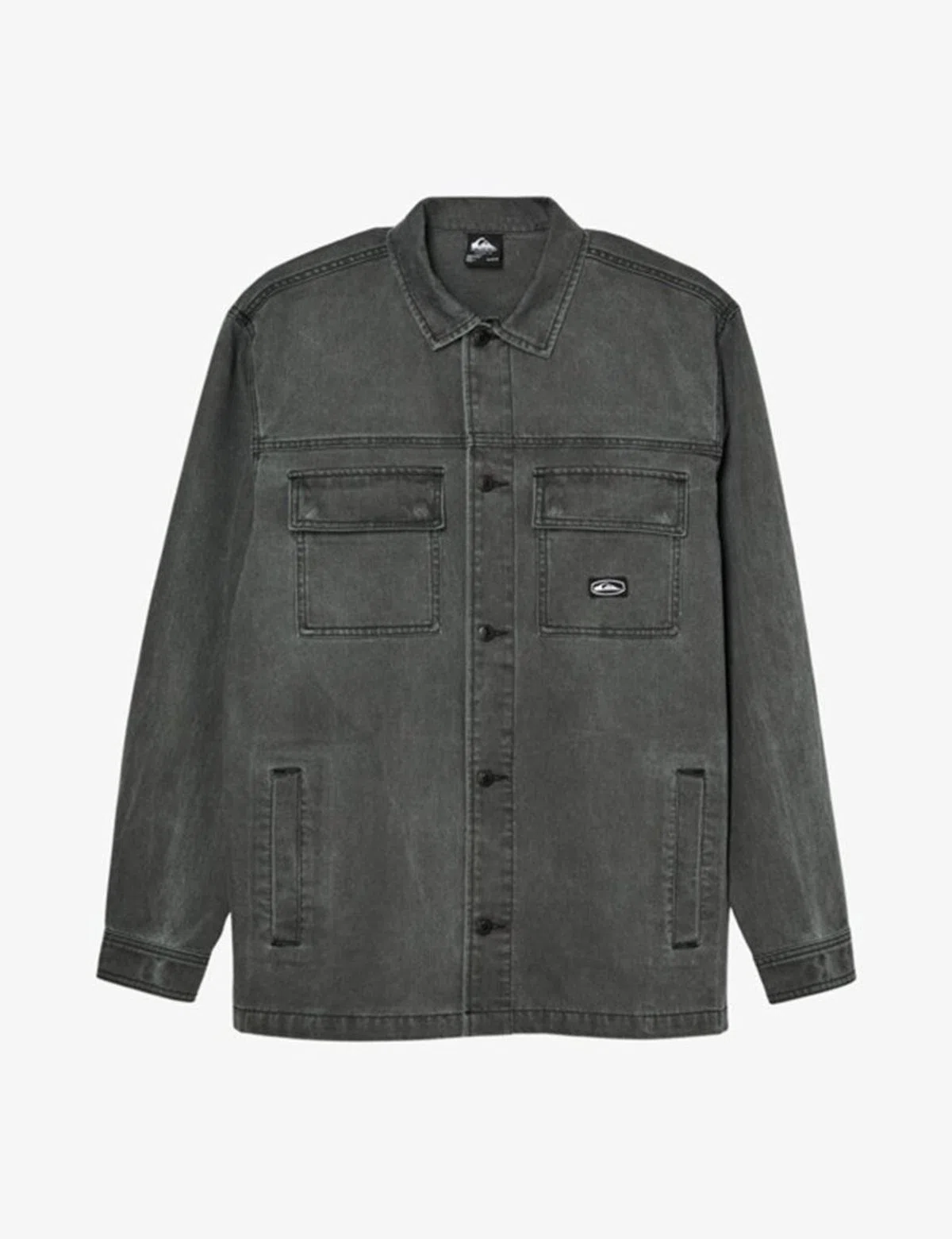 Camisa Mohab Washed Twill Preto