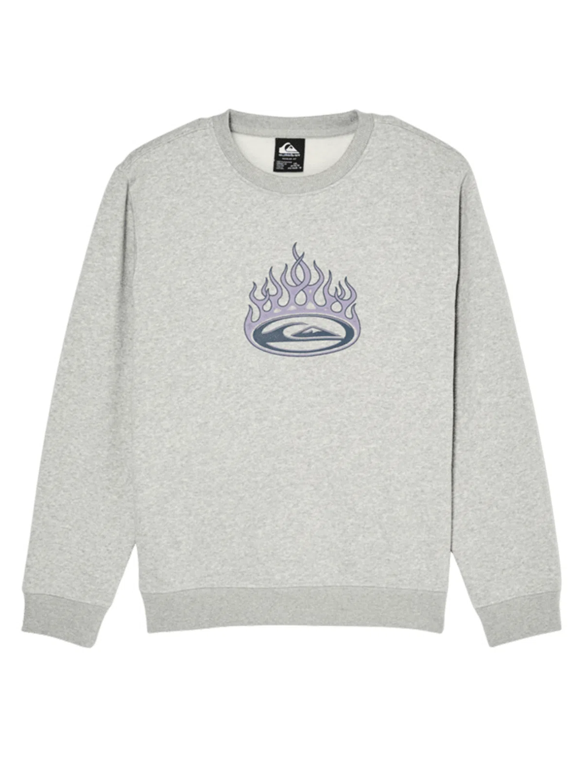 Sweatshirt Graphic Crew Cinzento