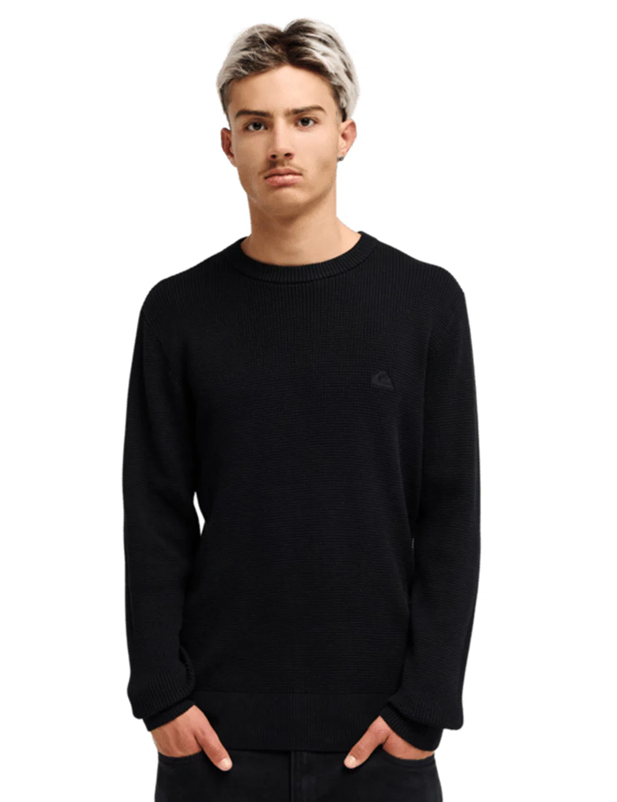 Sweatshirt Waffle Preto