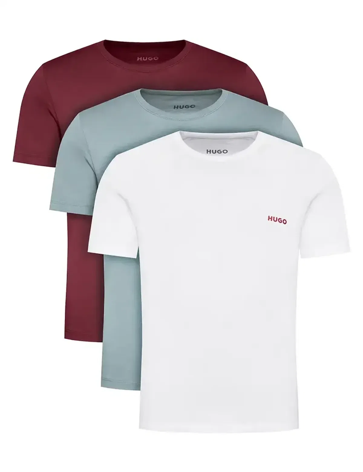 Pack 3 T-Shirts Interiores Vermelho-Branco-Azul