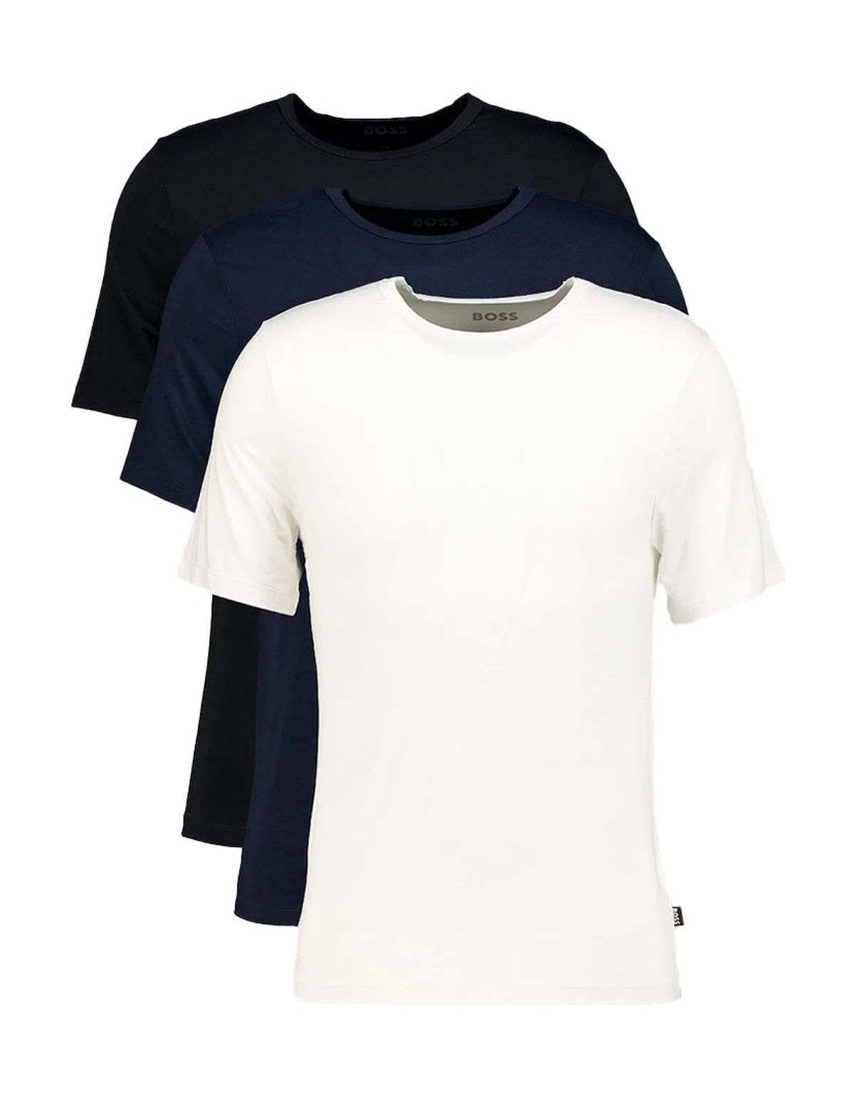 Pack 3 T-Shirts Interiores Branco-Preto-Azul