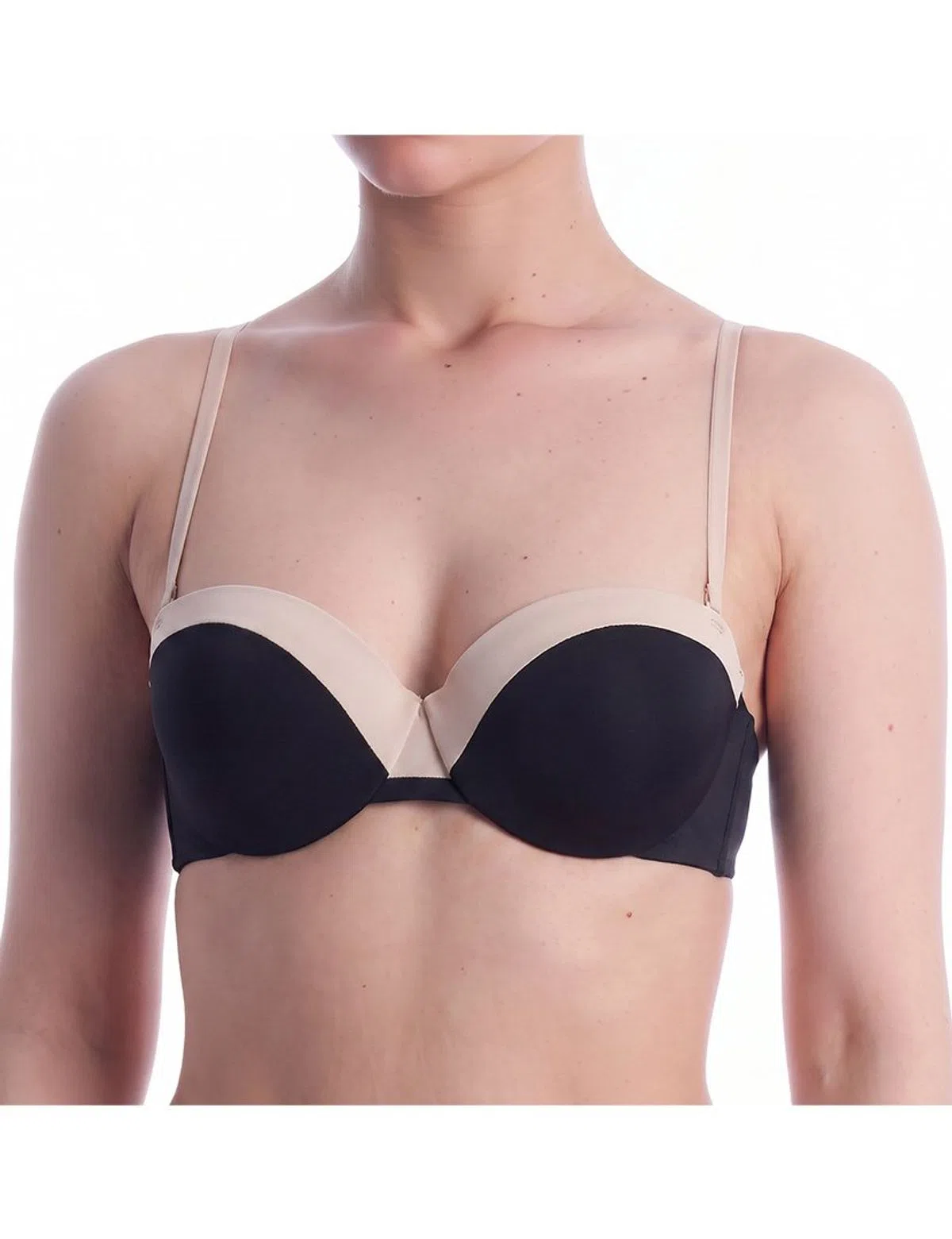 Soutien Balconette Preto-Bege