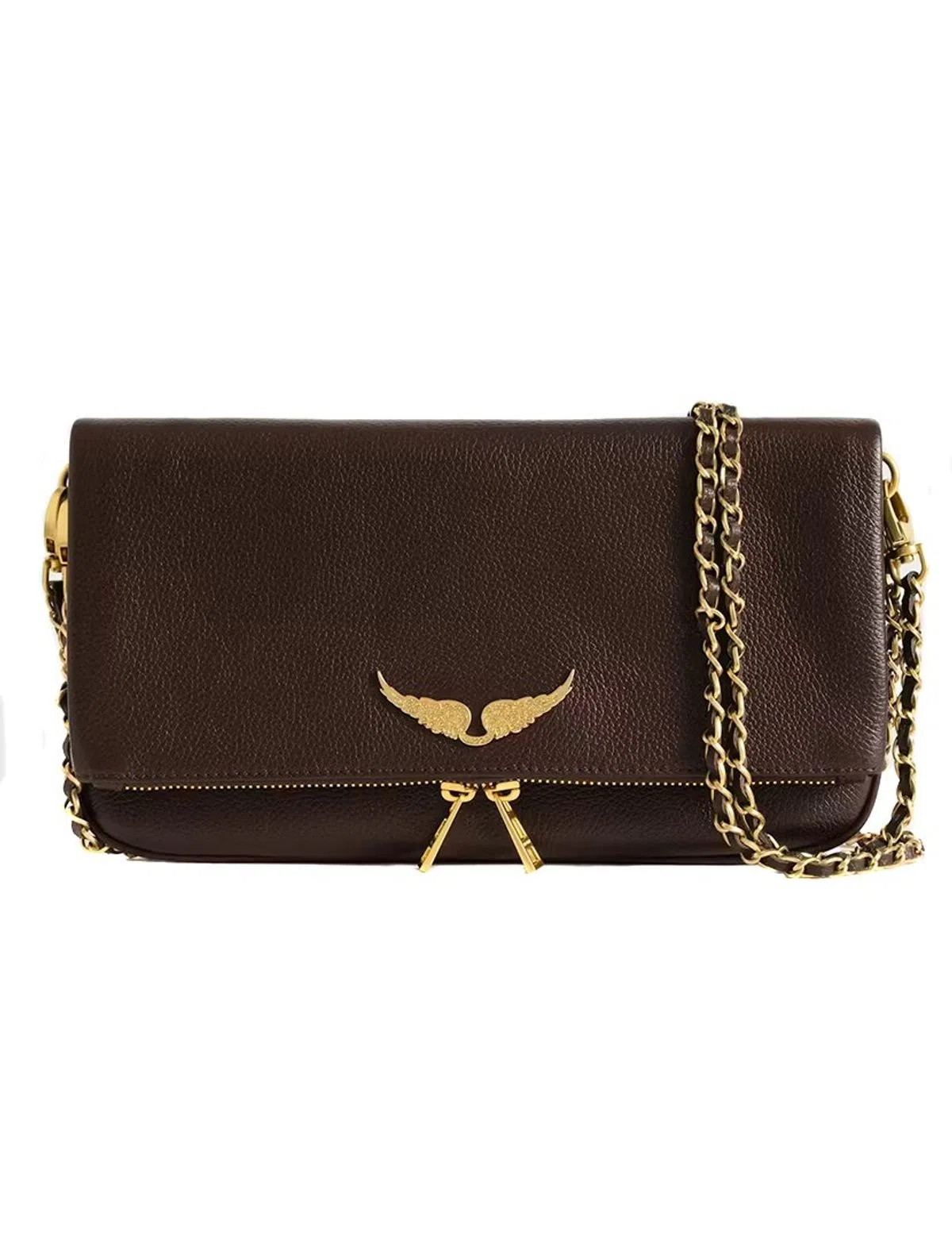 Rock Grained Leather Brown