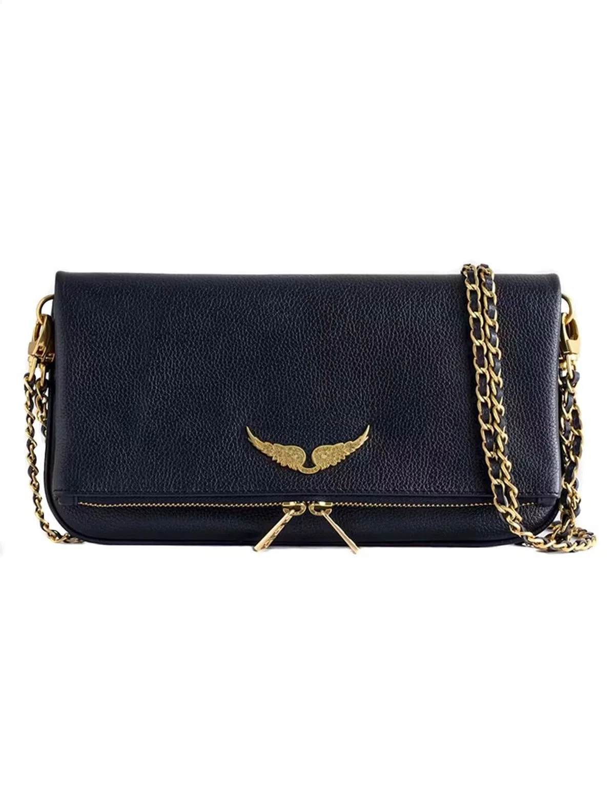 Rock Grained Leather Blue