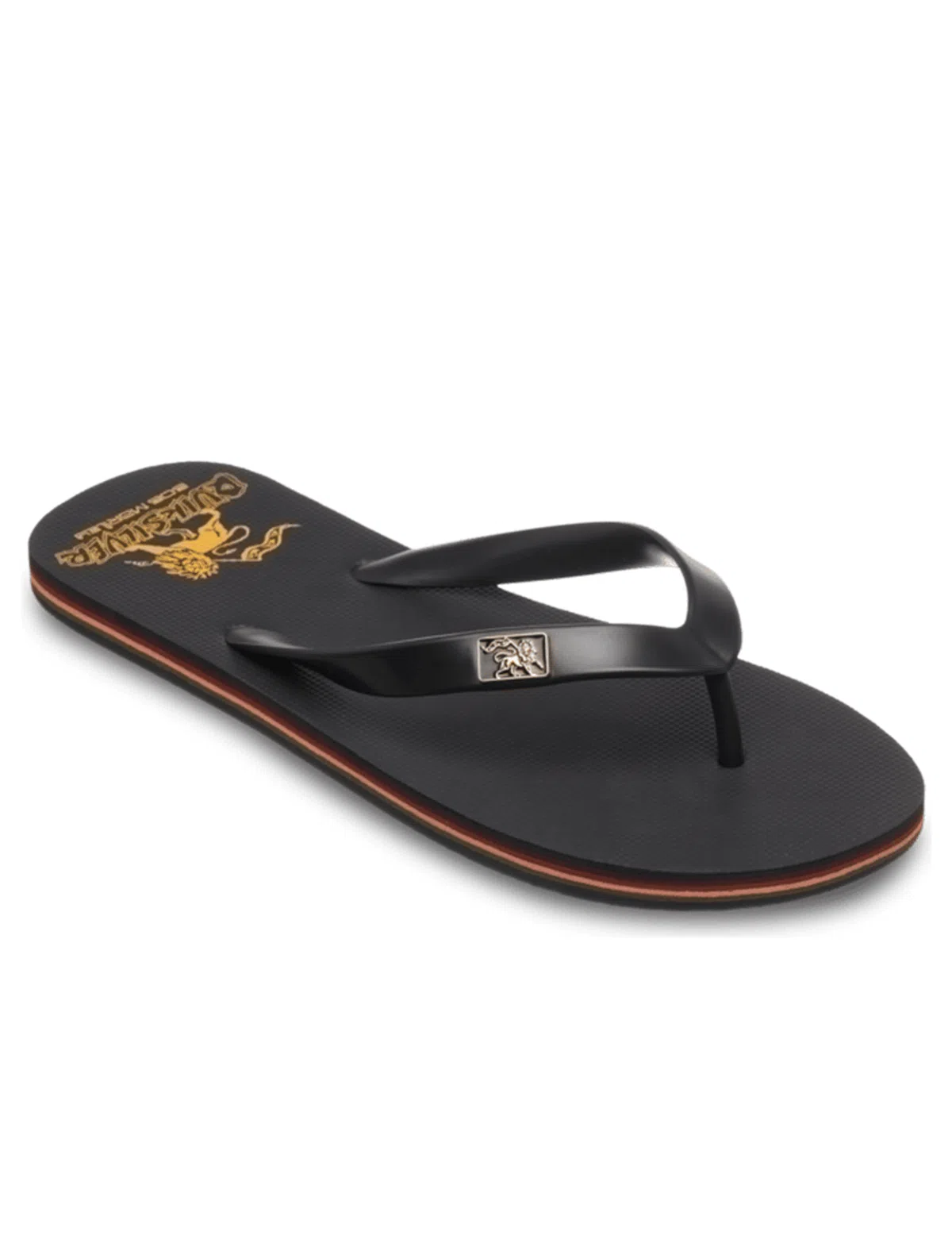 Chinelos Bob Marley Molokai Preto