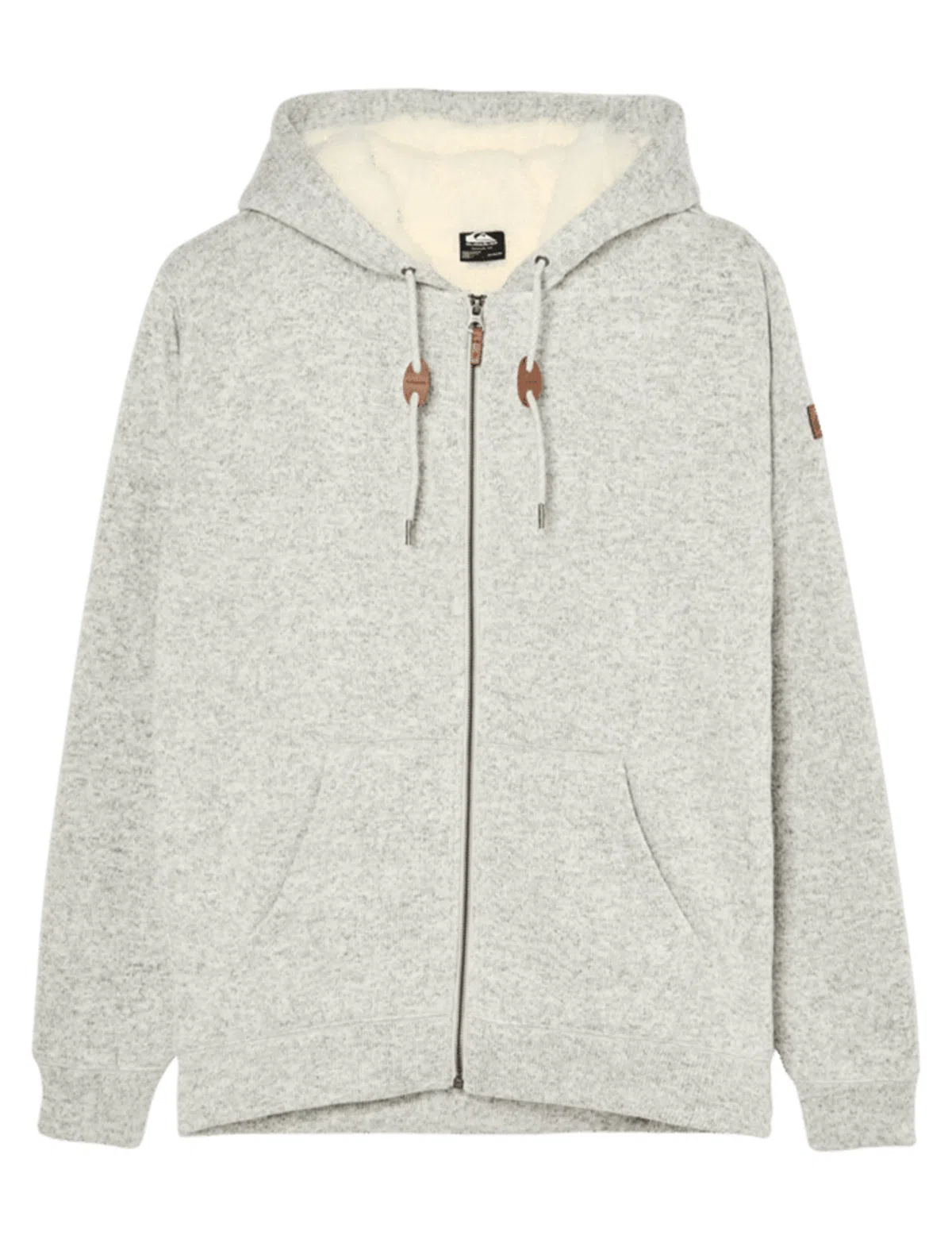 Sweatshirt com fecho Keller Sherpa Cinza