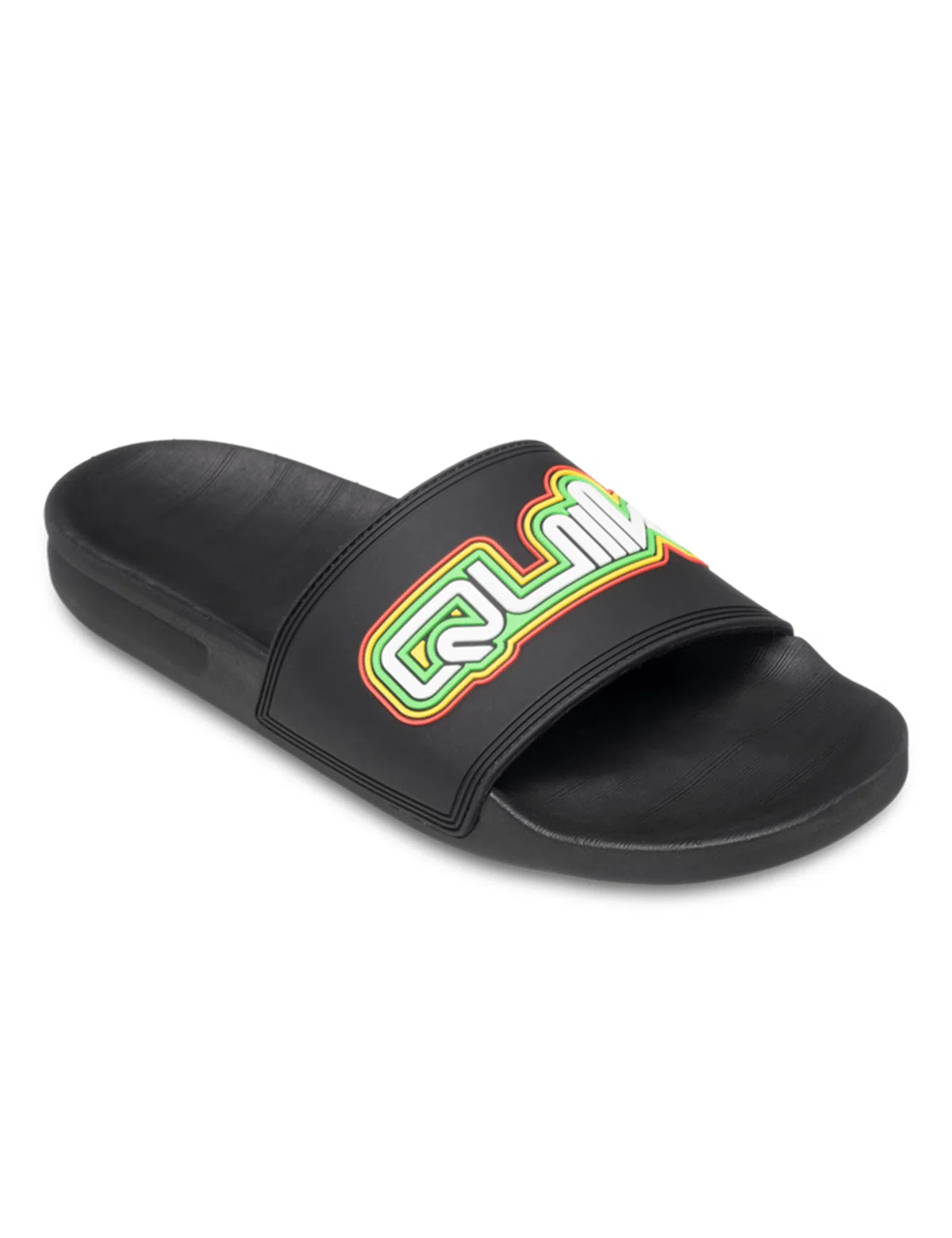 Chinelos Rivi Wordmark Slide II Preto
