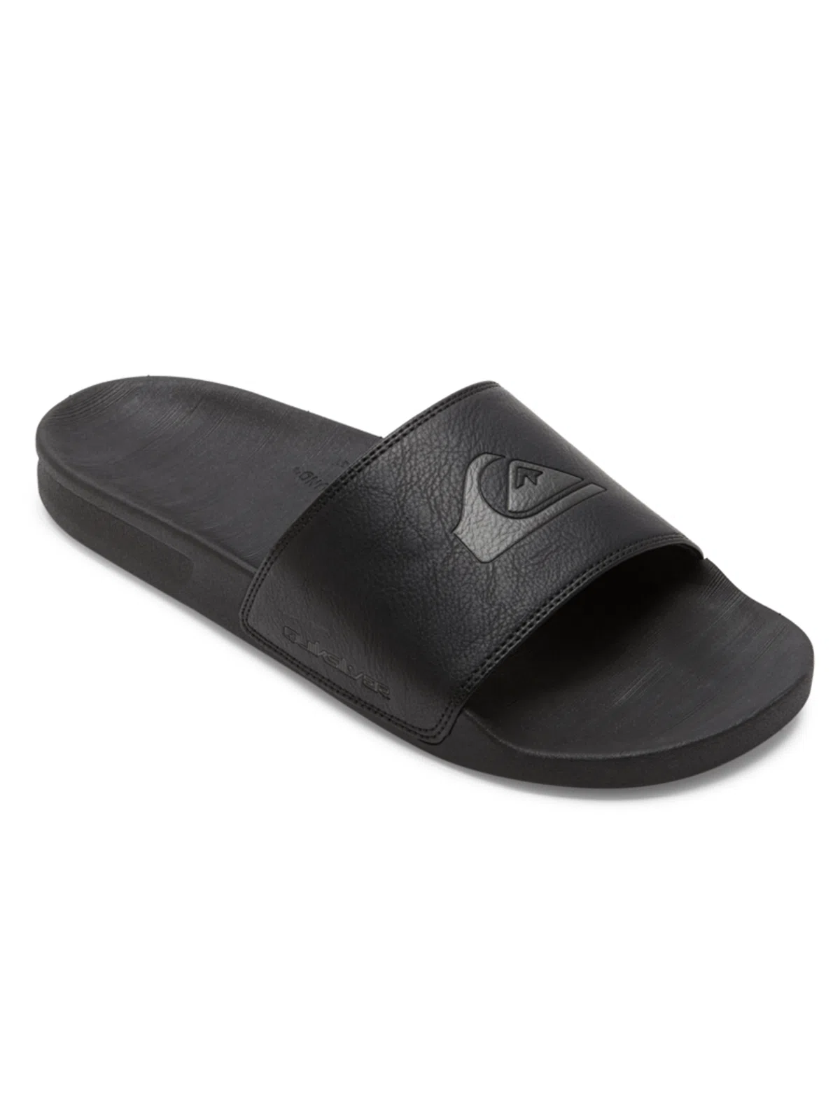 Chinelos Rivi Nubuck Slide Preto