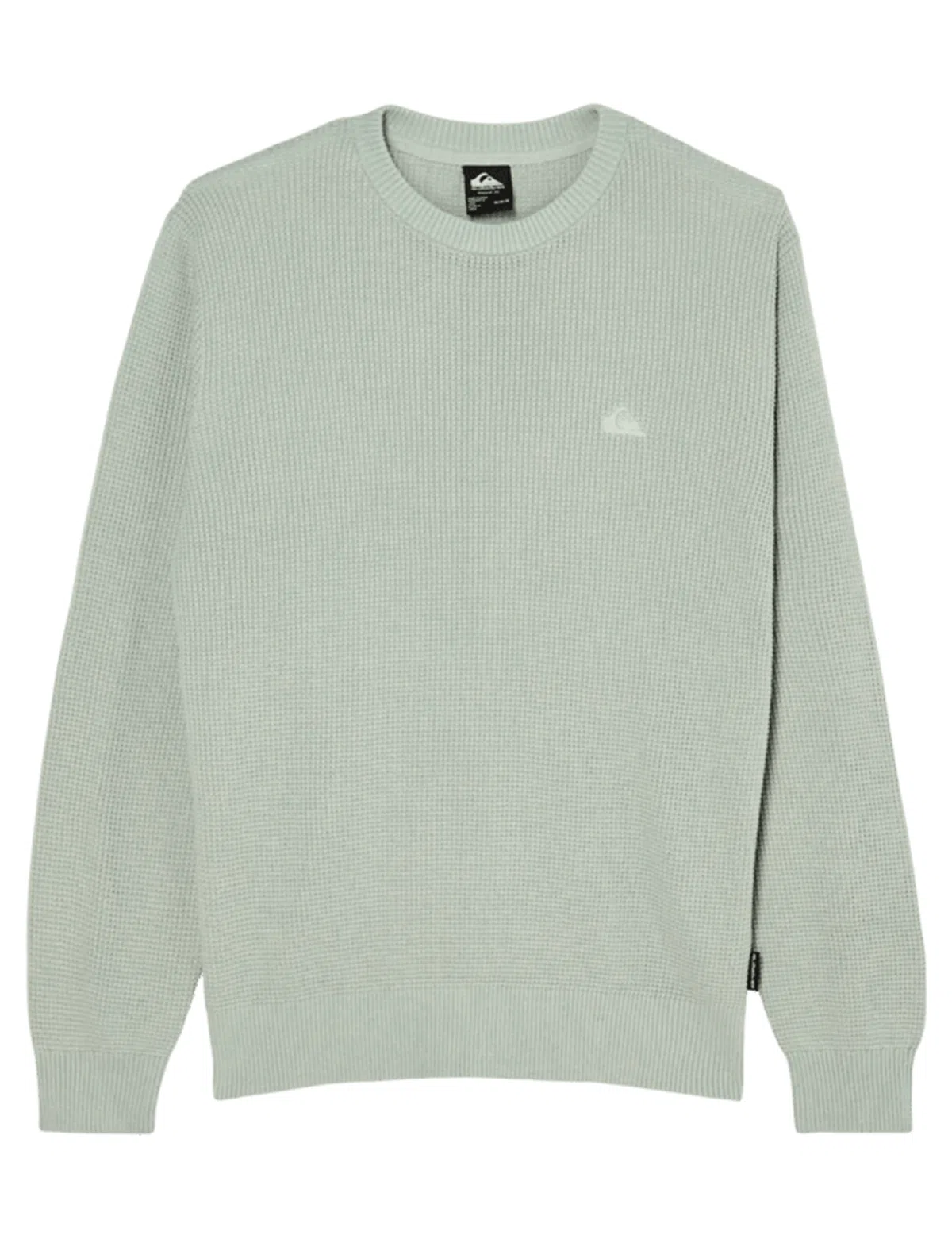 Sweatshirt Waffle Sweater Verde