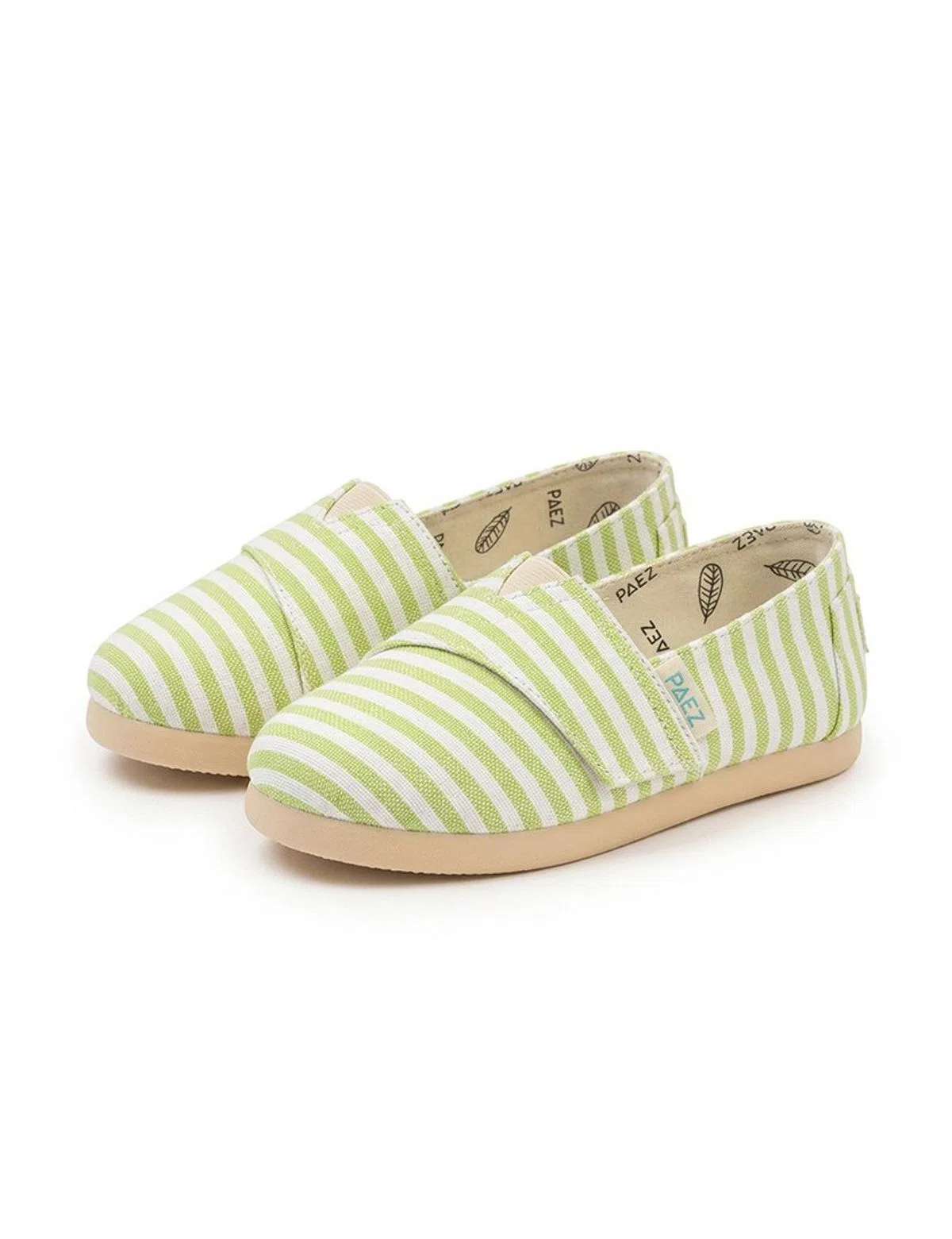 Surfy Lurex Pistachio Kids Espadrilles