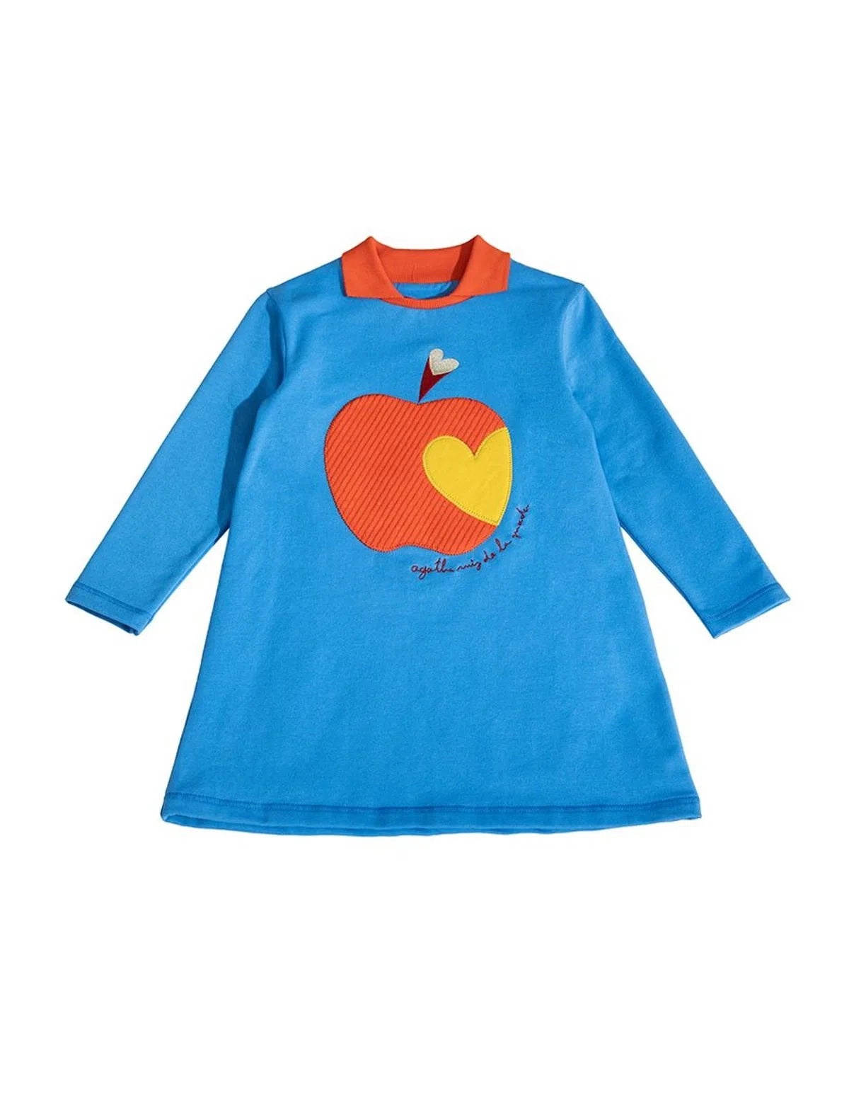 Vestido Apples Azul Turquesa