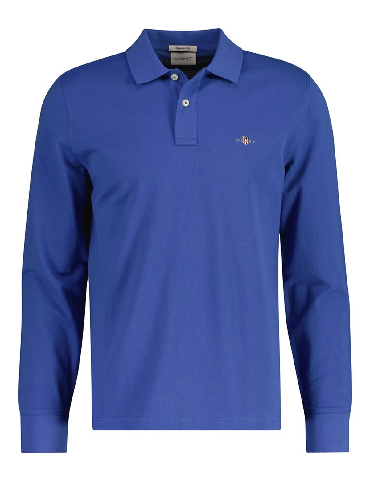 Polo à Manches Longues Bleu