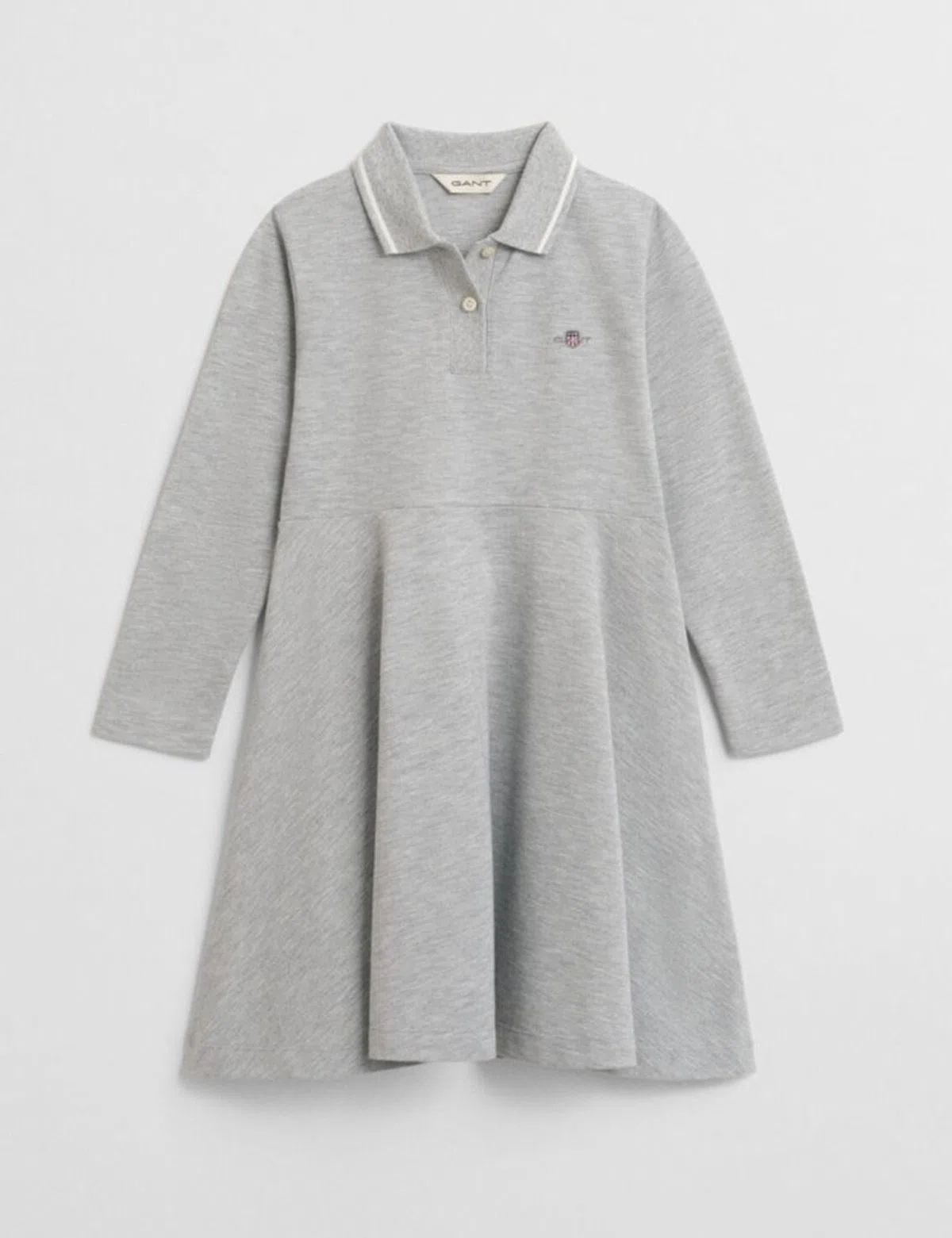Vestido de Piqué Gris
