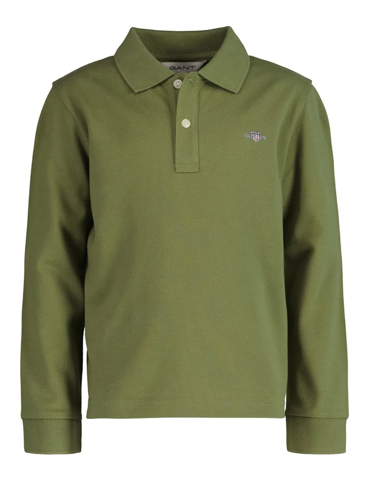 Long Sleeve Green Polo