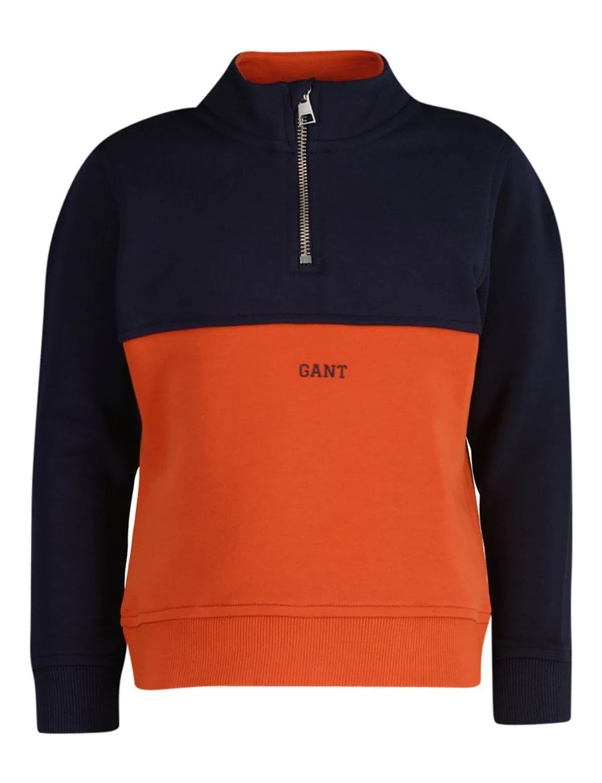 Blue Half-Zip Sweatshirt