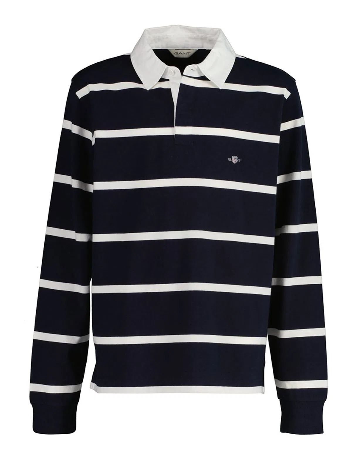 Long Sleeve Polo Blue