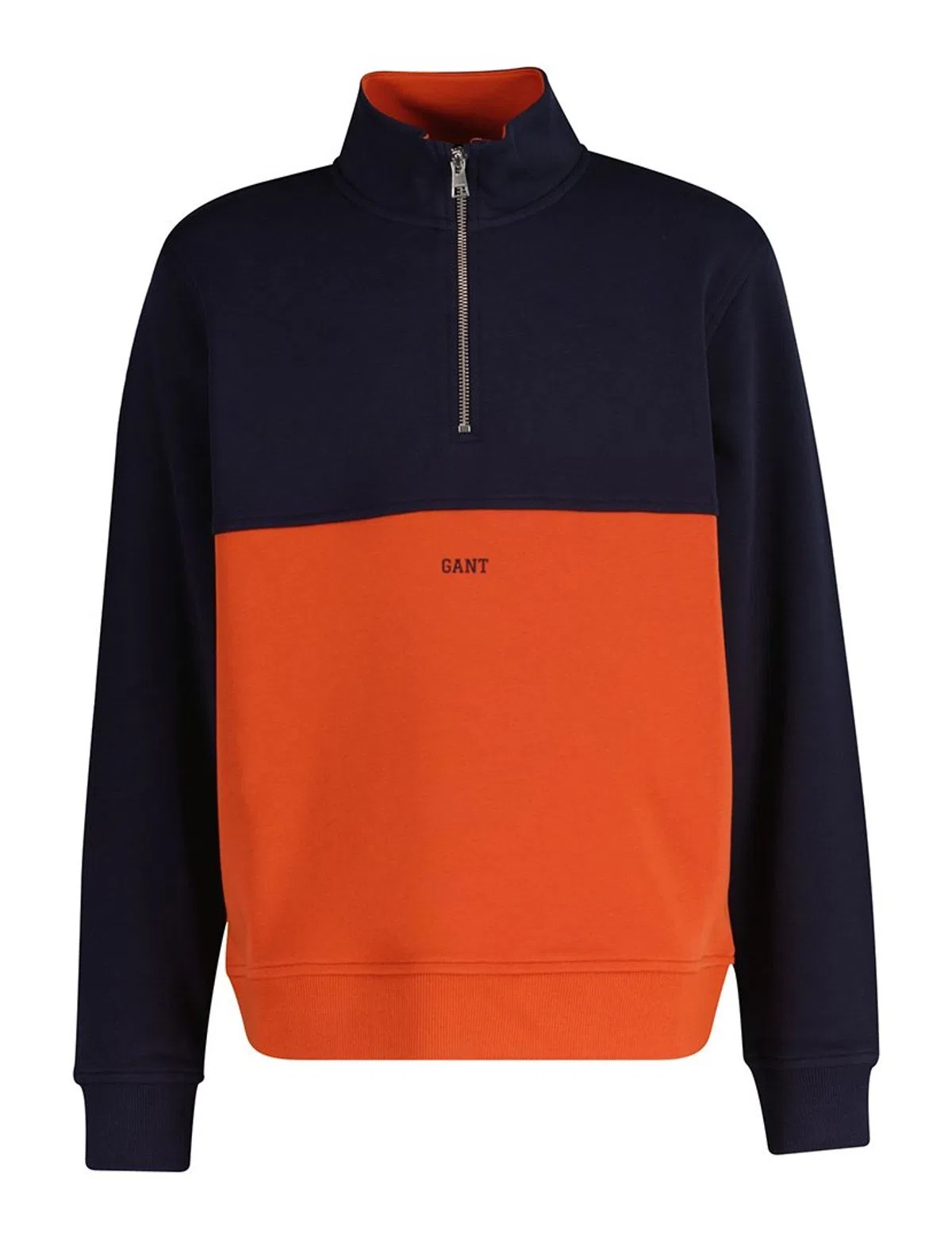 Sudadera con media cremallera Azul
