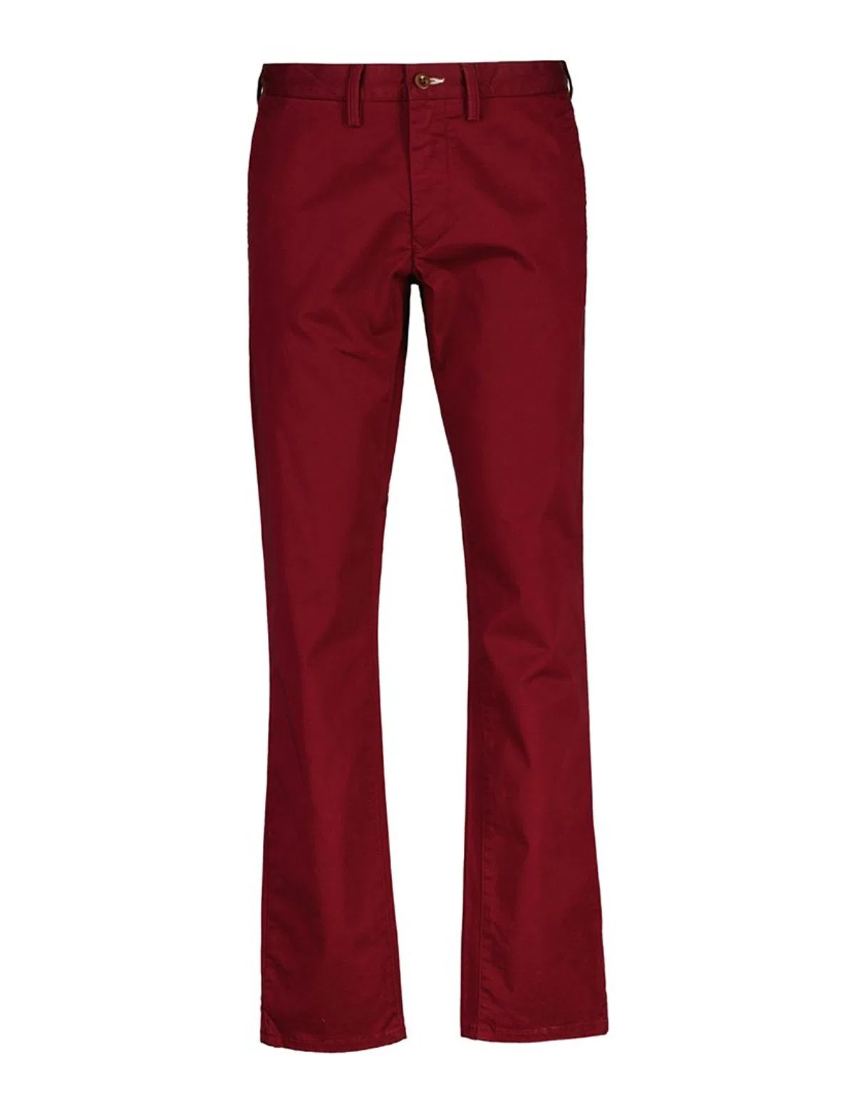 Pantalons Chino Slim Twill Rouge