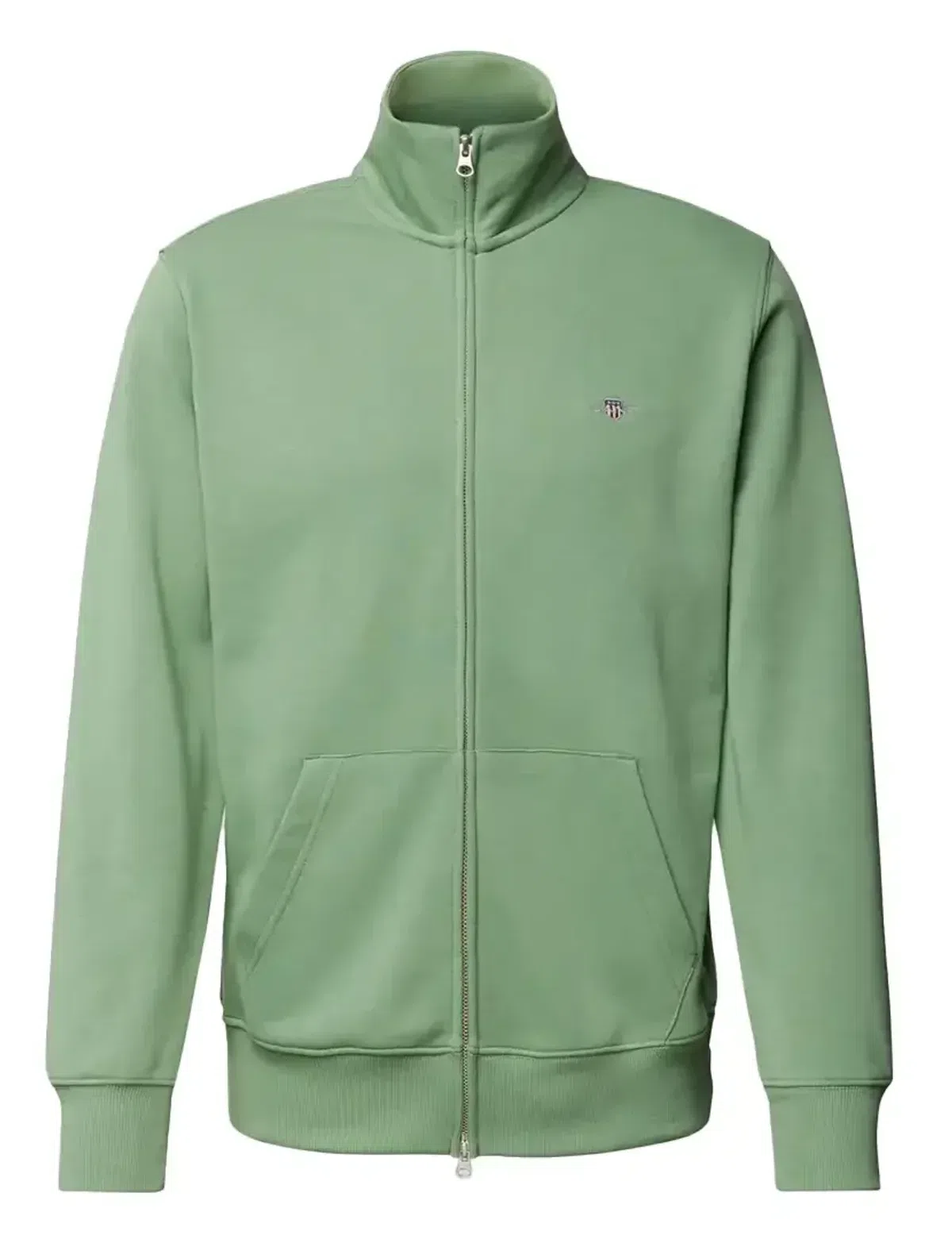 Sudadera Verde con Cremallera