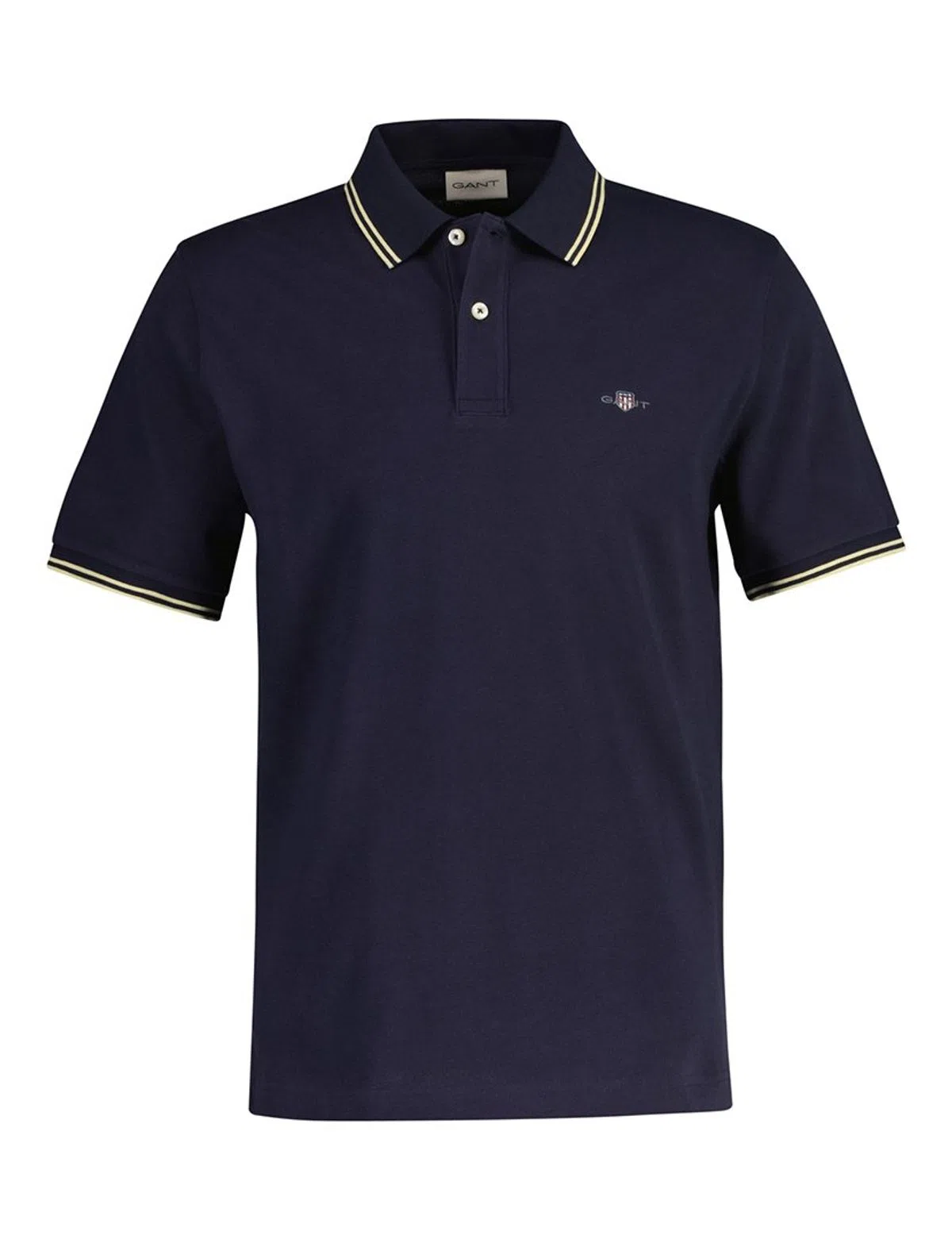 Contrast Tipping Polo Blue