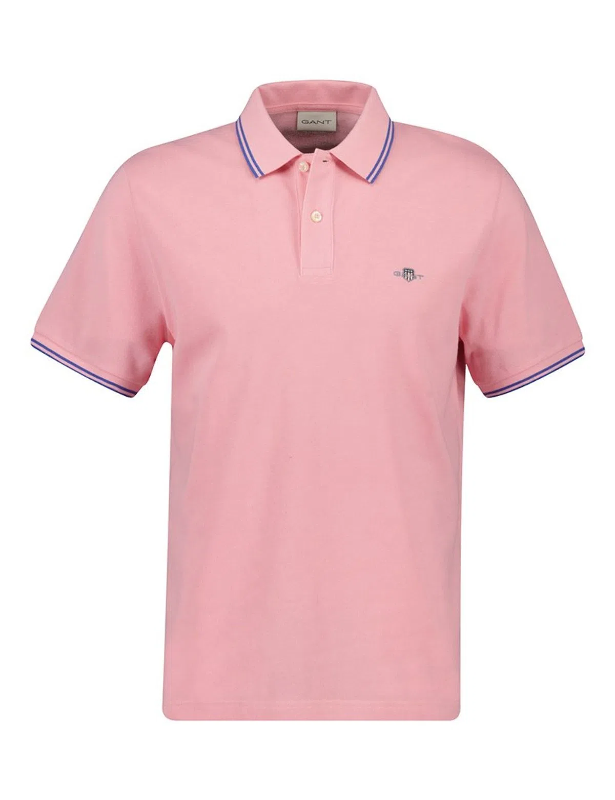 Polo con Contraste Rosa