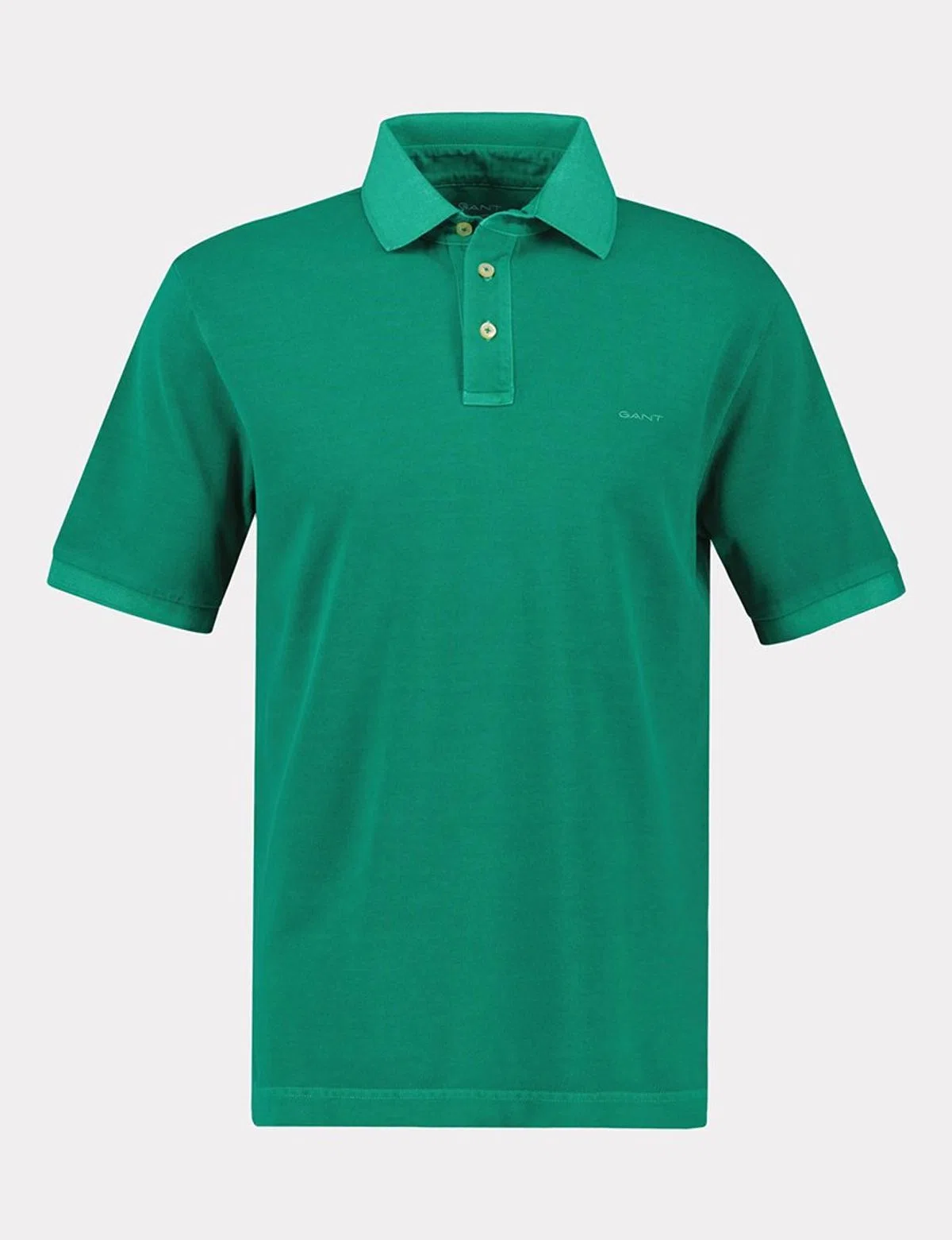 Polo Vert Foncé Décoloré