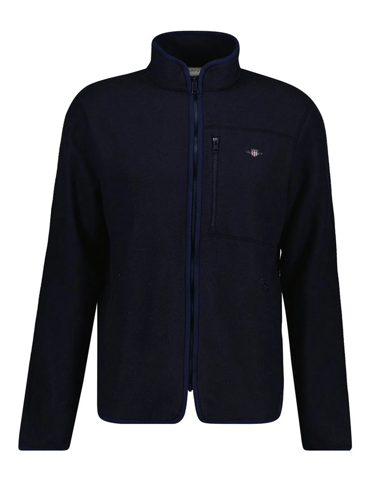 Cárdigan de Micro Forro Polar Azul