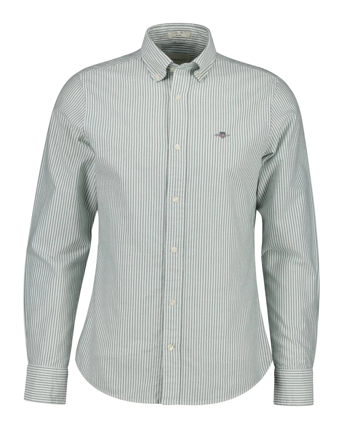 Slim Fit Classic Oxford Green Shirt